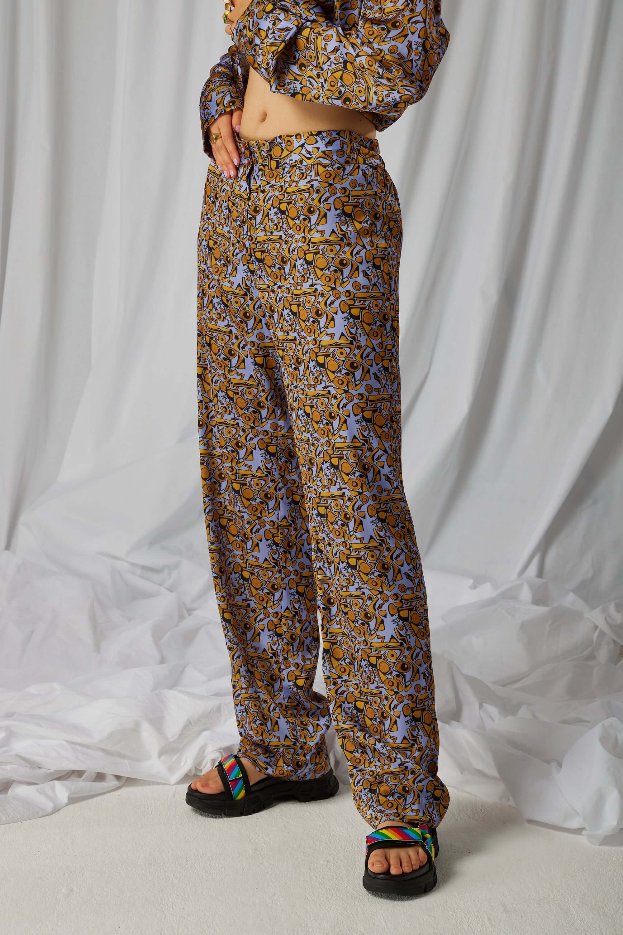 Ulysse pyjama in Art Deco Factory print