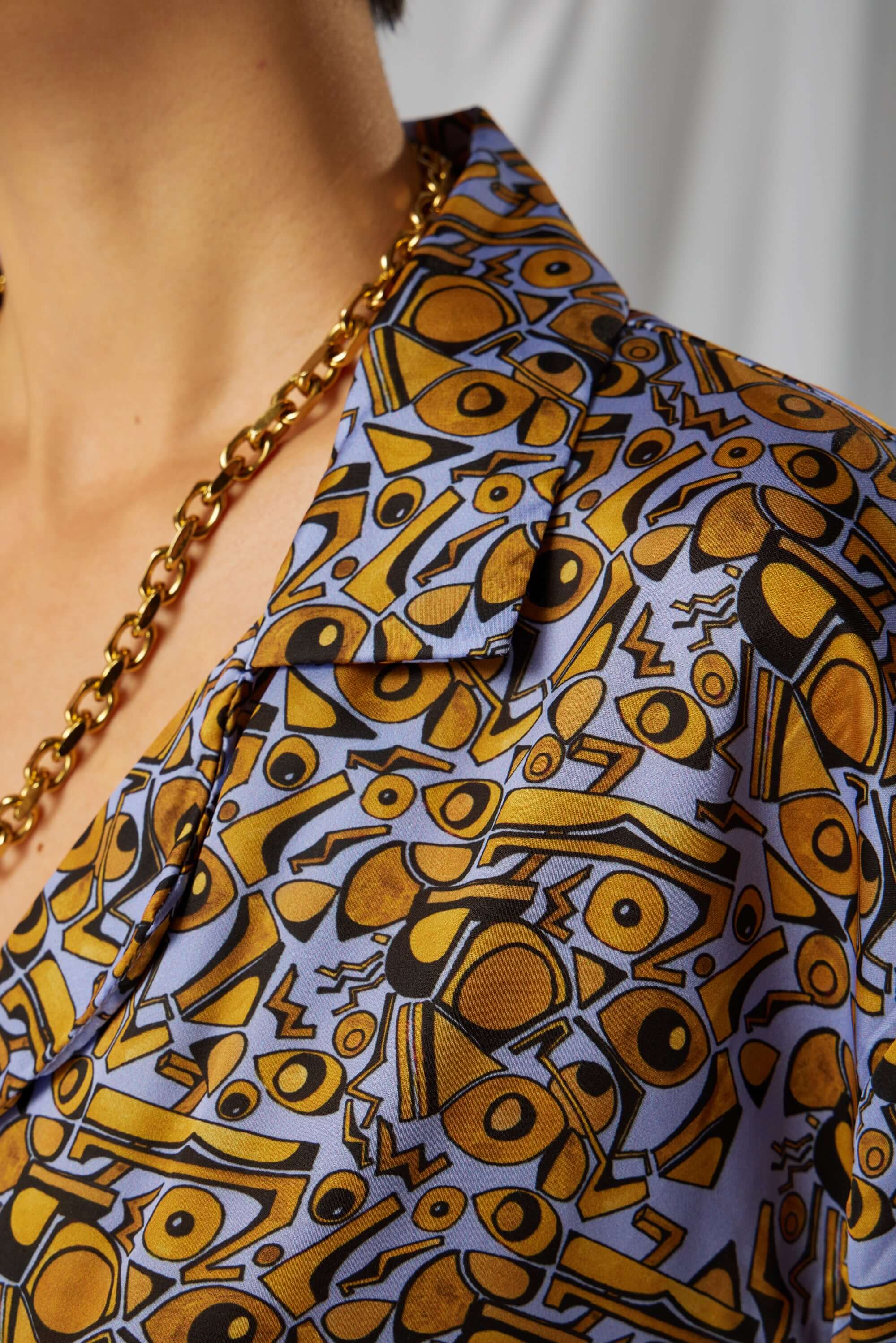 Ulysse pyjama in Art Deco Factory print