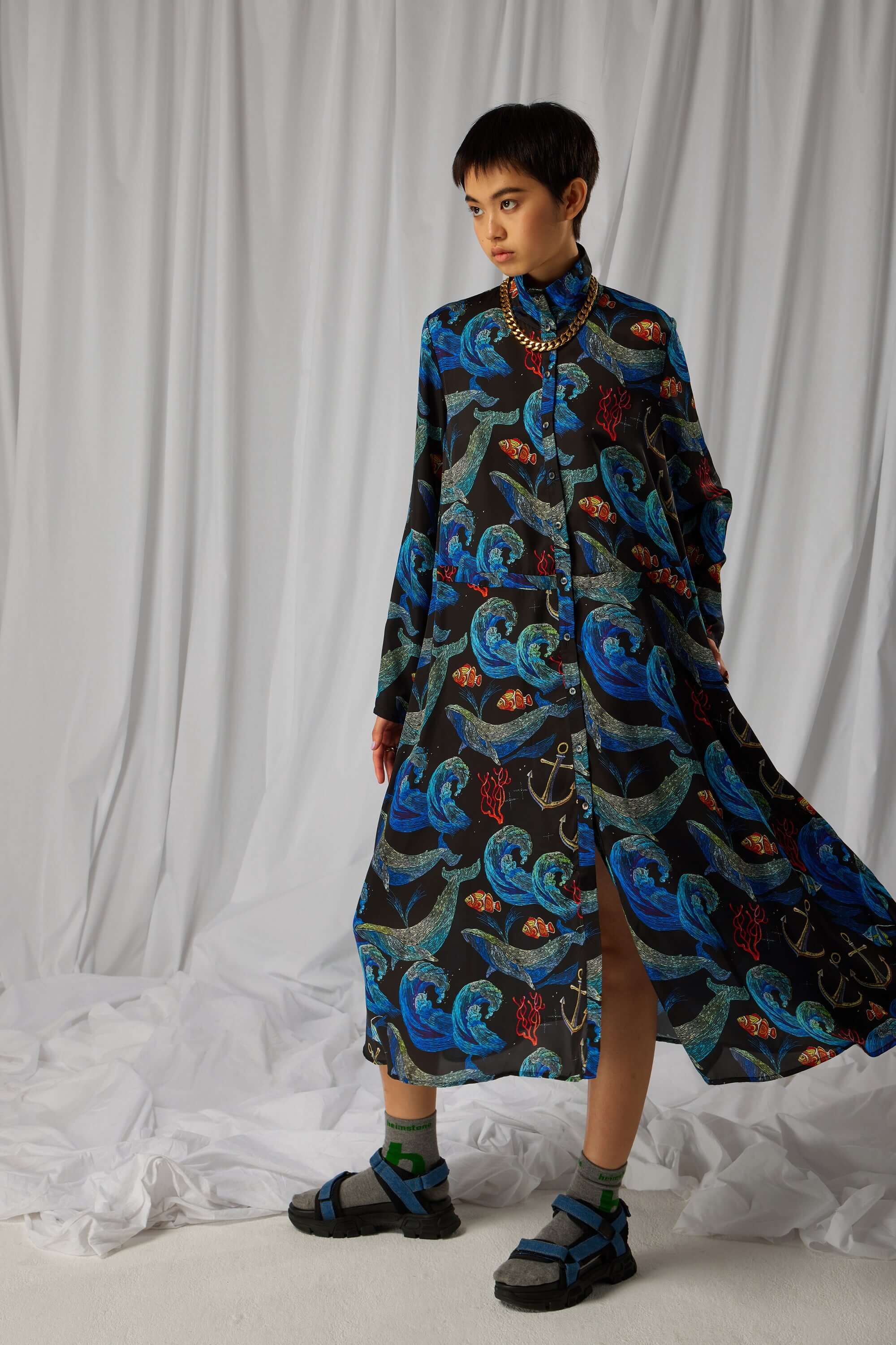 Robe Java en imprimé Tempête