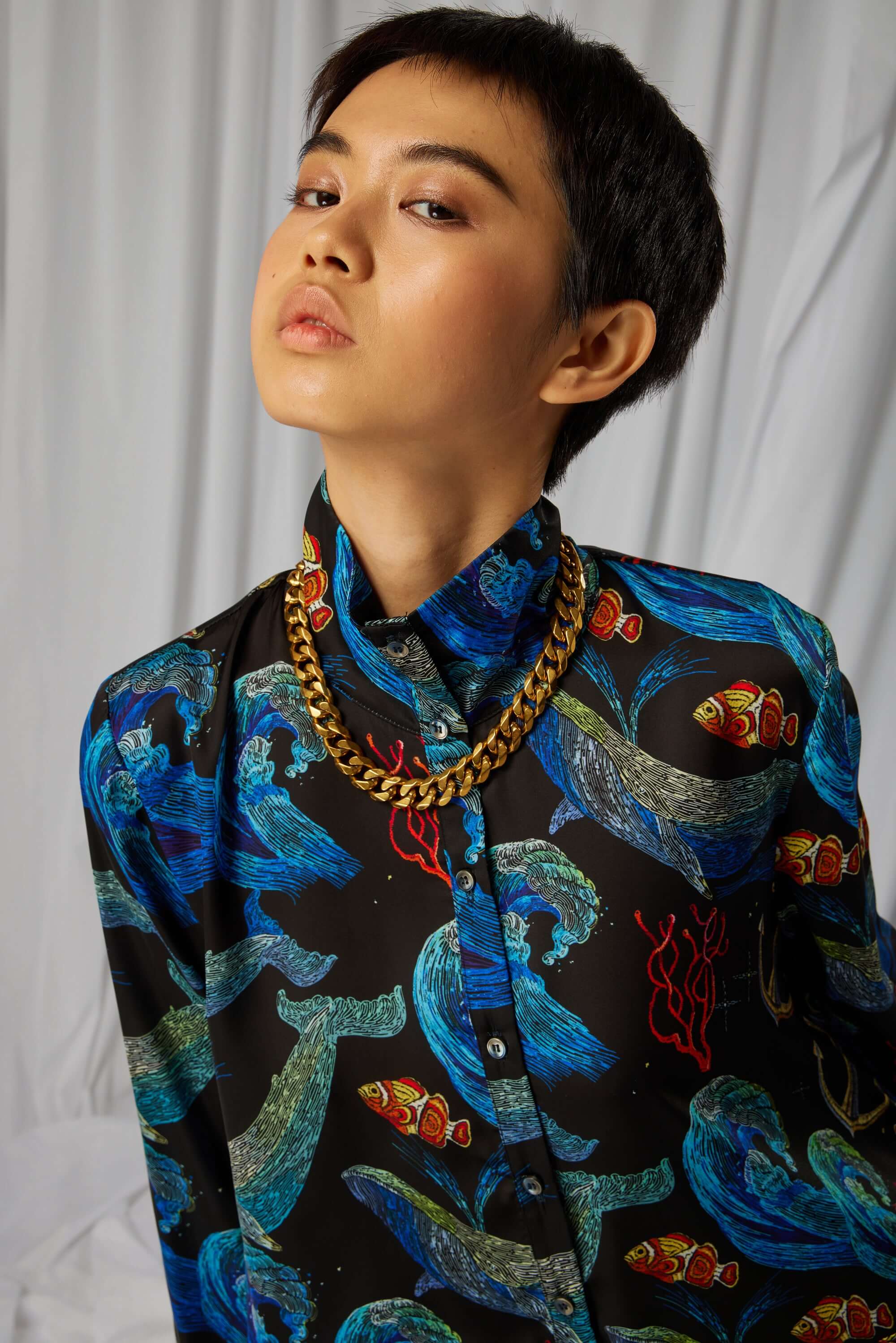 Robe Java en imprimé Tempête