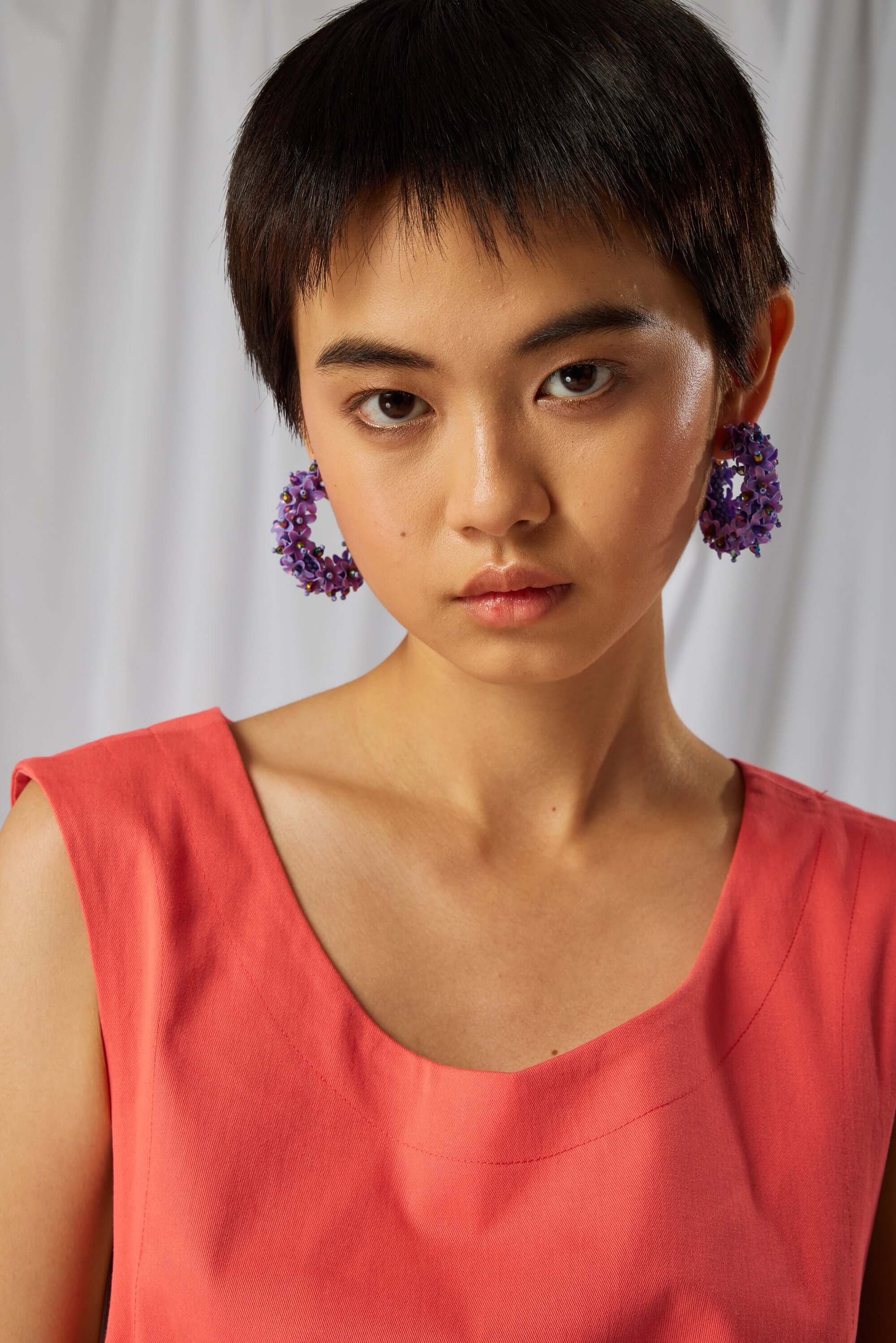 Robe Tatiana en coton Bleu de Travail