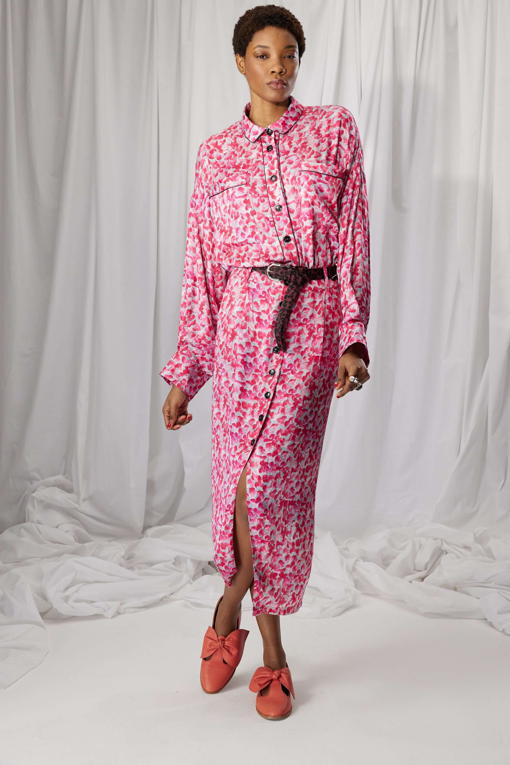 Bill skirt in Halo print