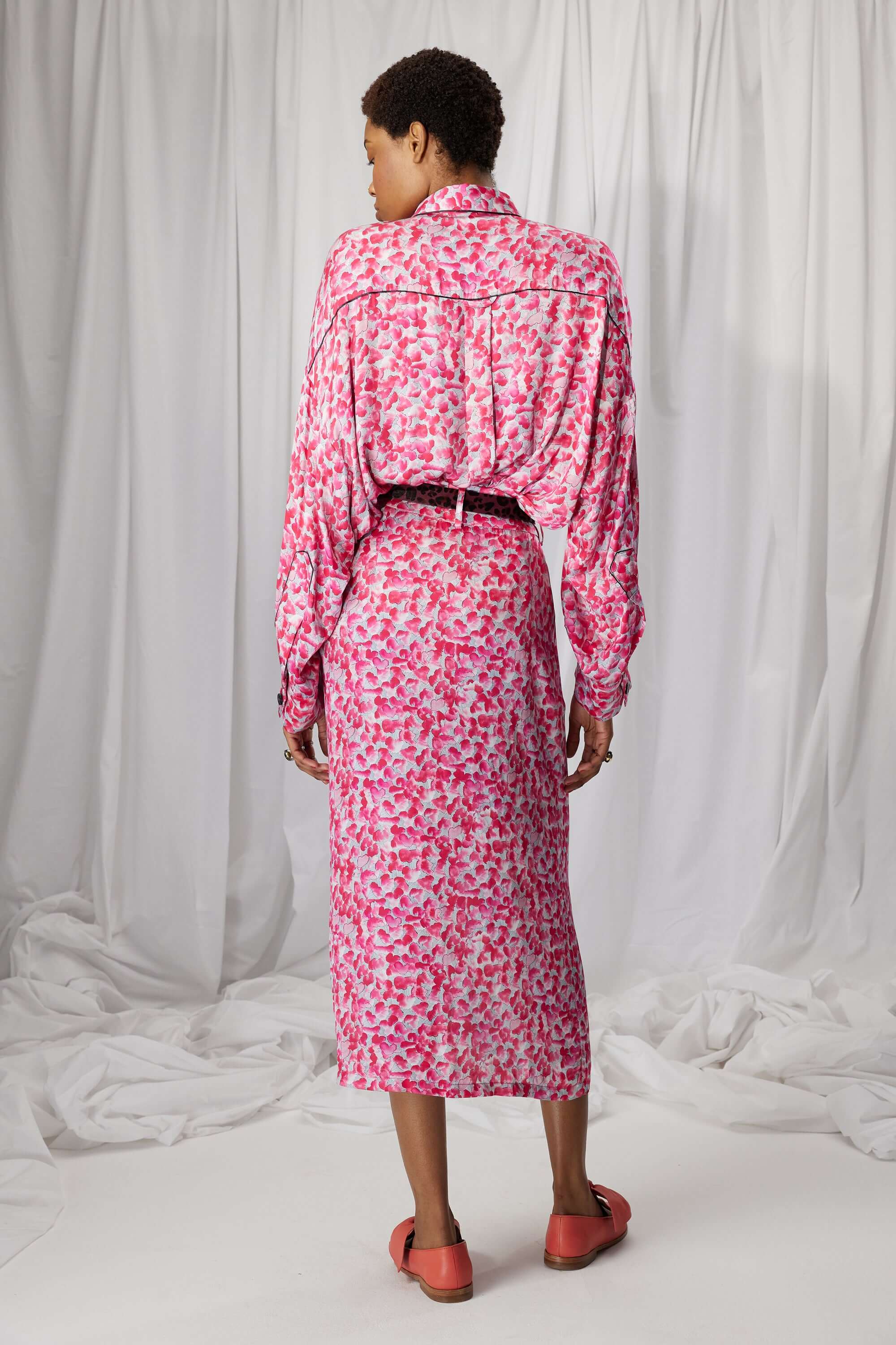 Bill skirt in Halo print