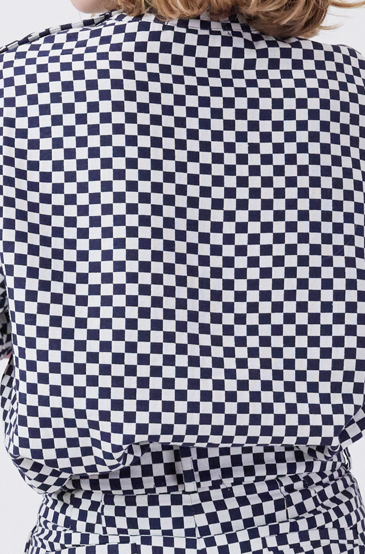 Pull Bobbi en jacquard damier