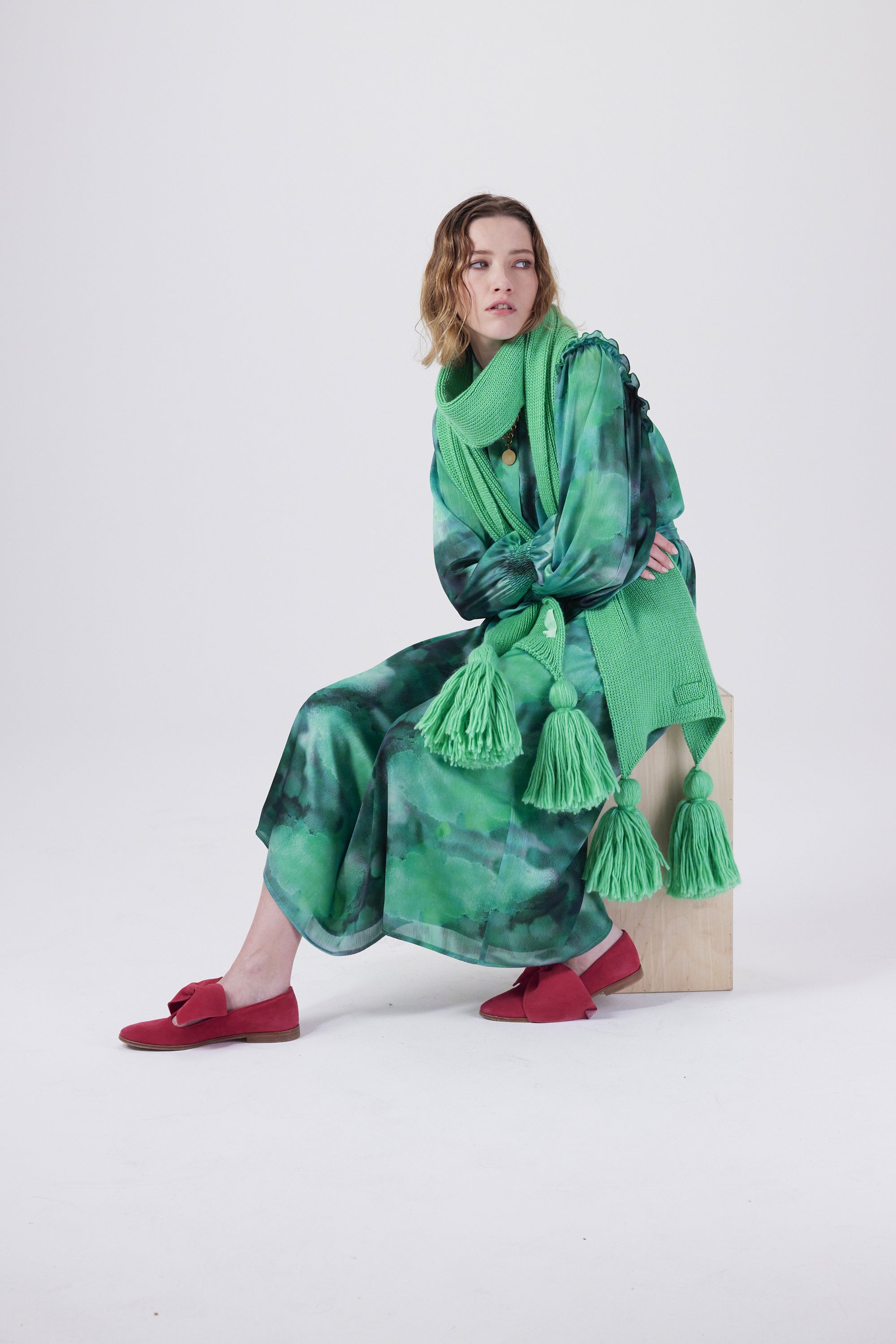 Jupon Orso en imprimé Moss