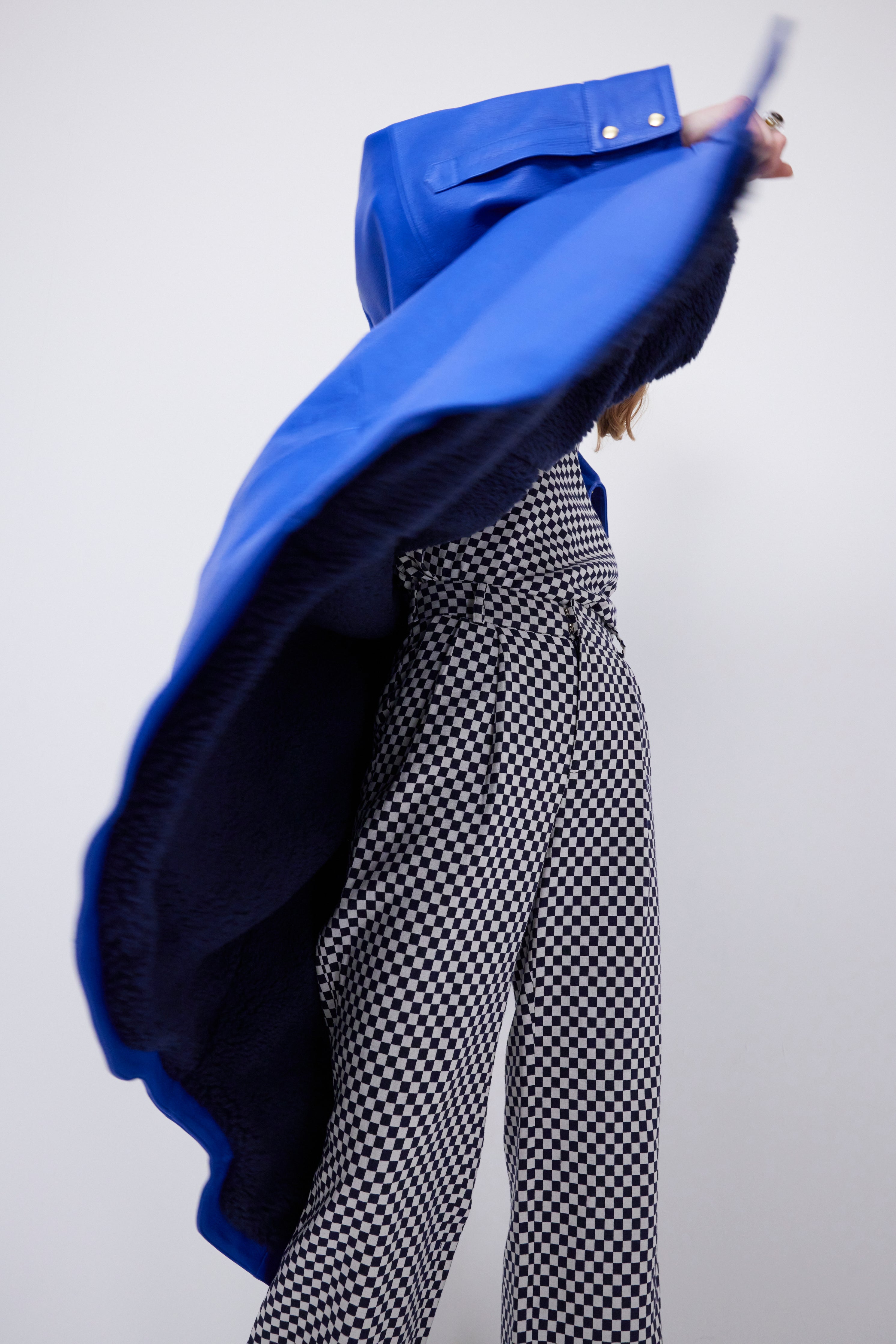 Pantalon Moor en jacquard damier