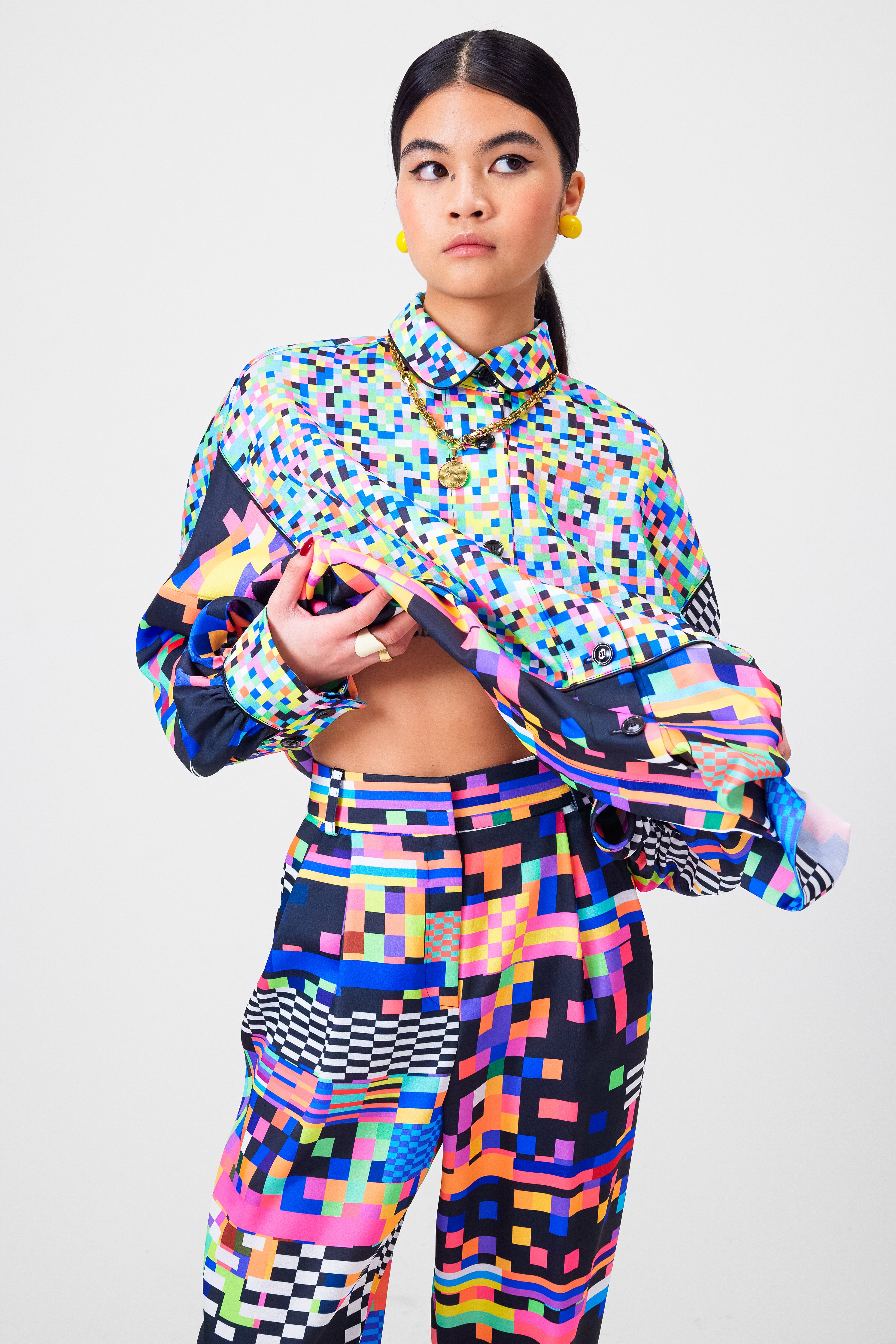 Pantalon Gabriel en imprimé Zapping