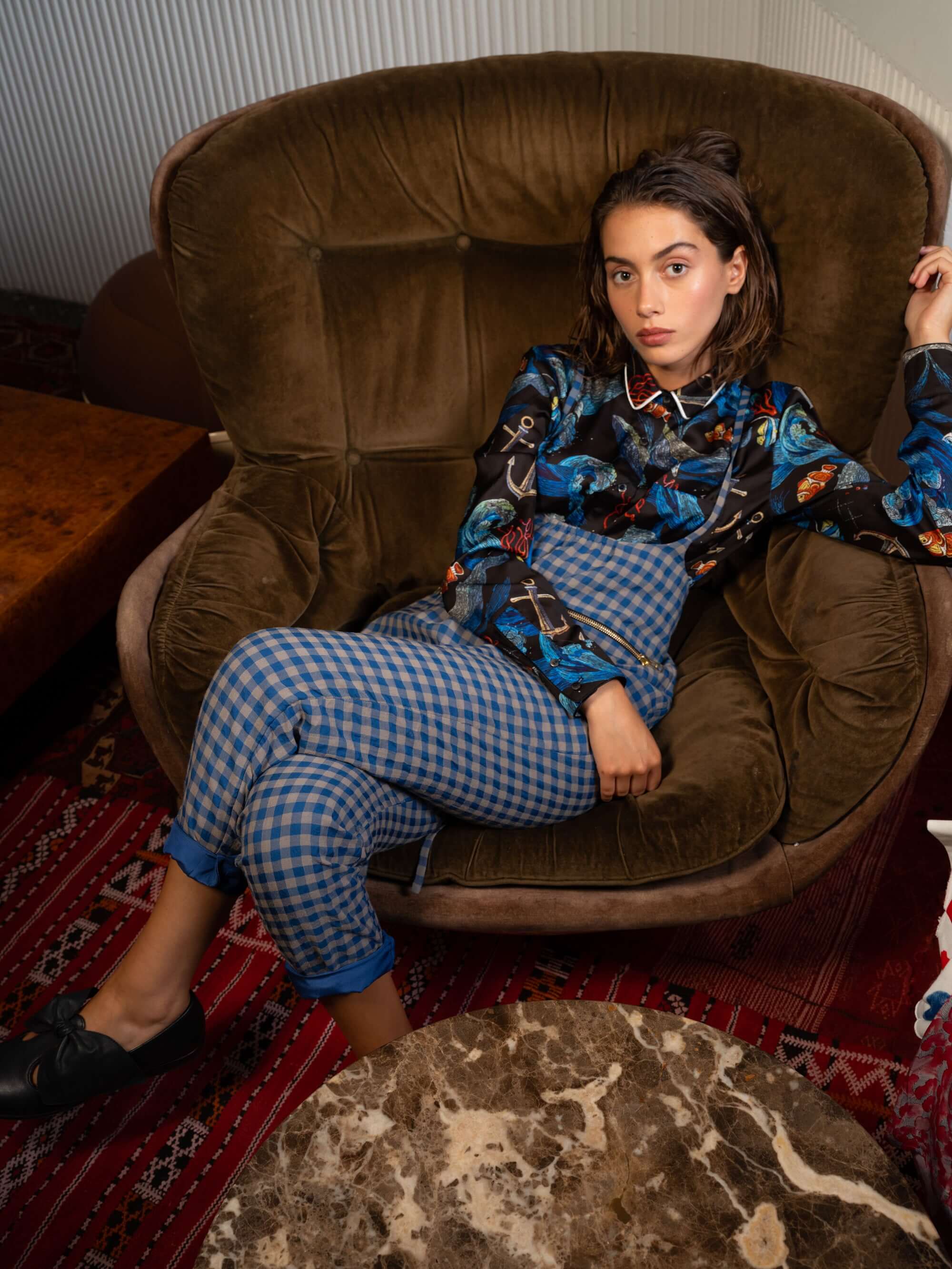 Pantalon Hemingway en lainage Commandant