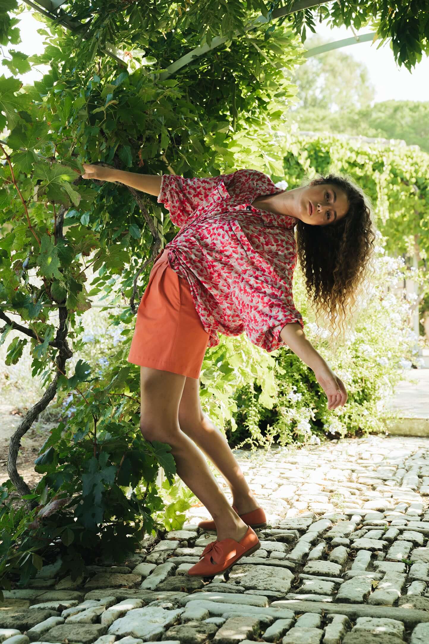 Short Beckett en coton Bleu de Travail