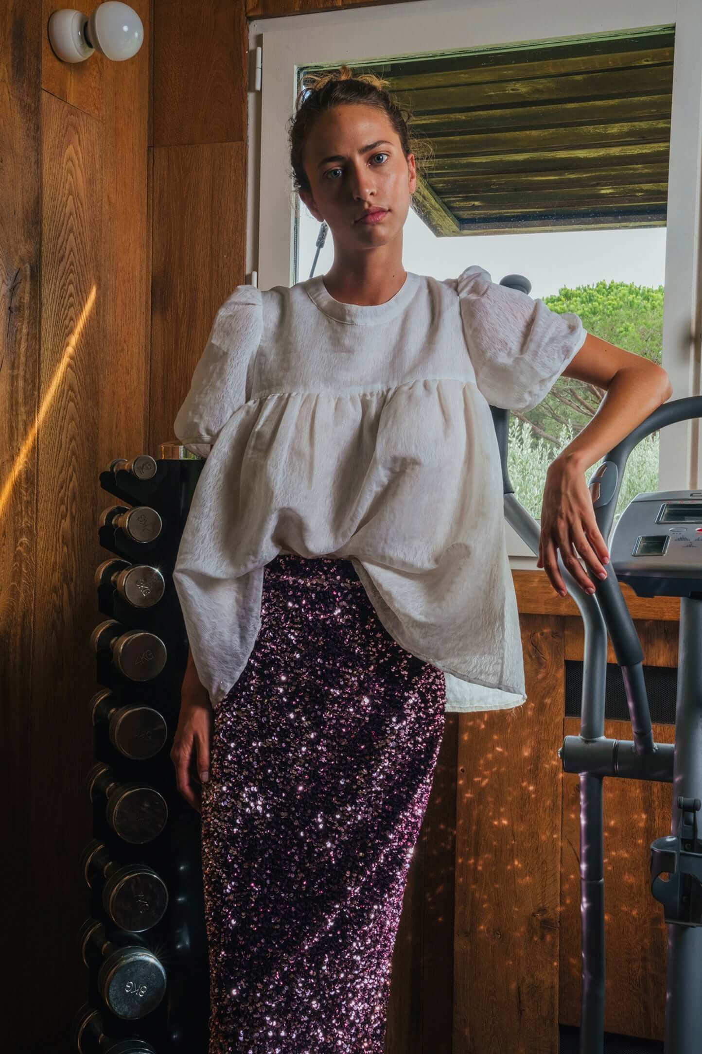 Gaya Blouse in Frequencies weave