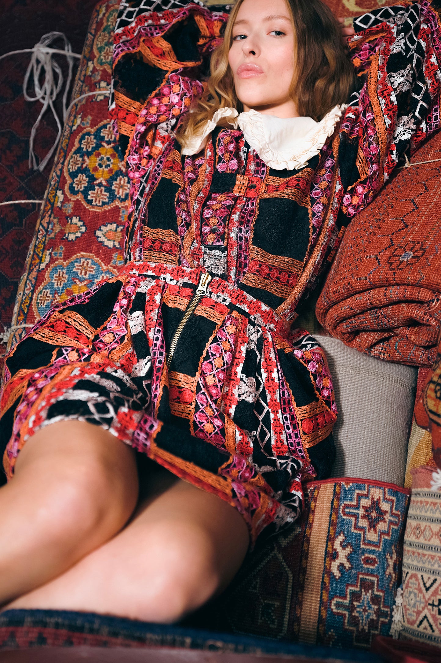 Tutu Orso en dentelle brodée Tsigane