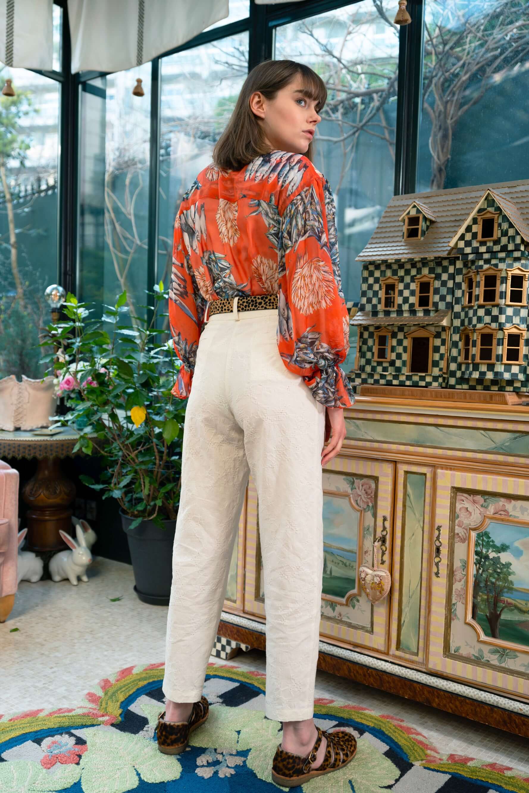 Gabriel pants in ancient cotton