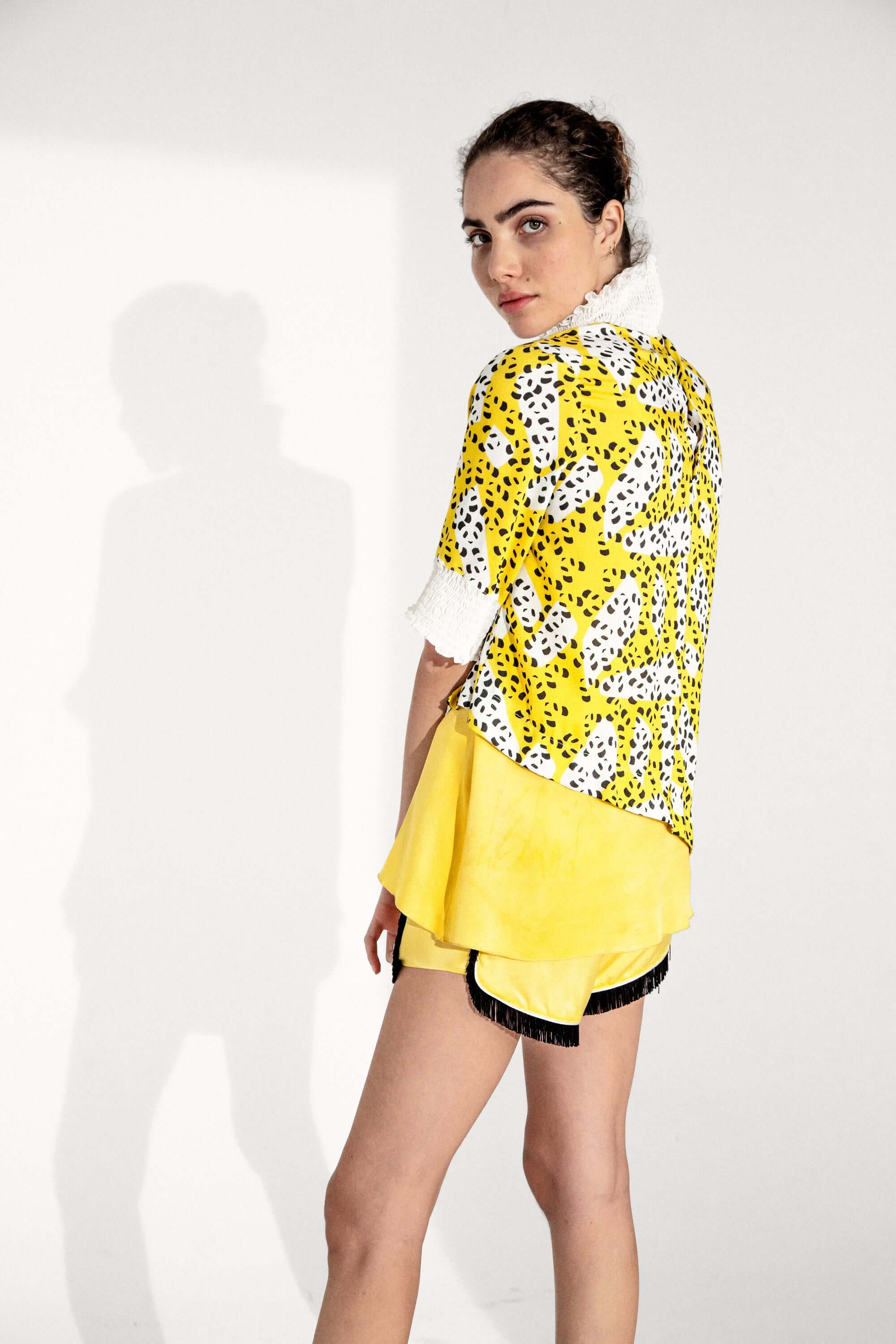 Top Dries en imprimé panda