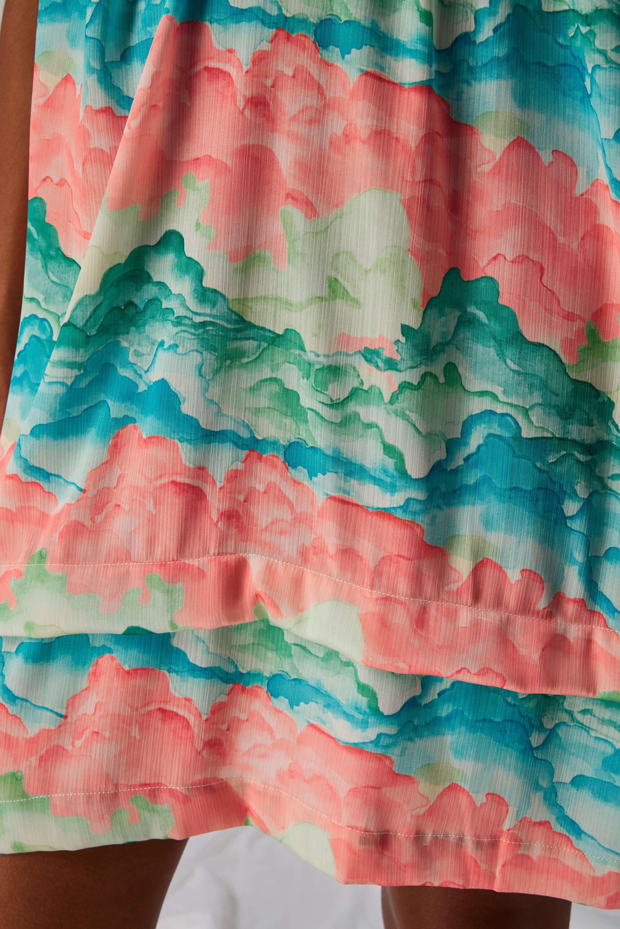 Merida dress in Nuit Blanche print