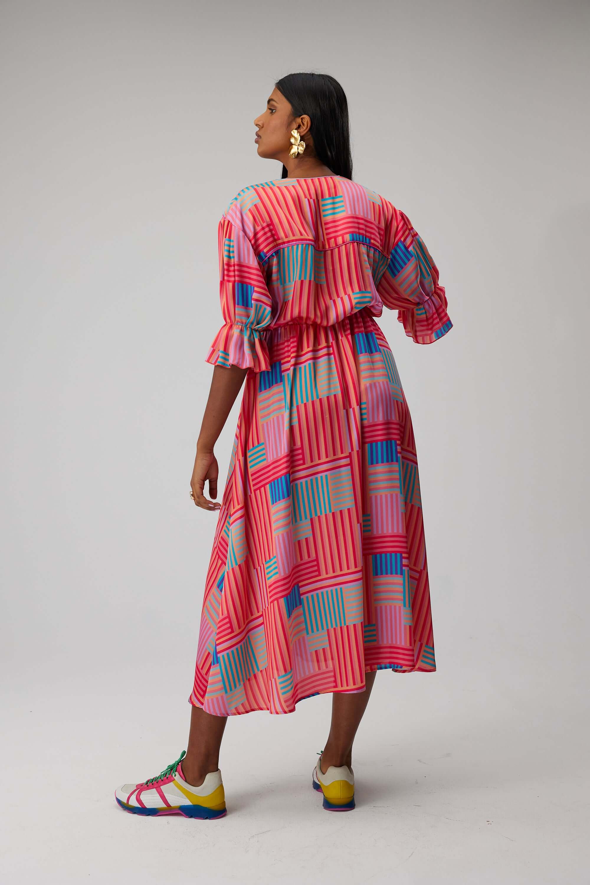 Robe Soma en imprimé Strike