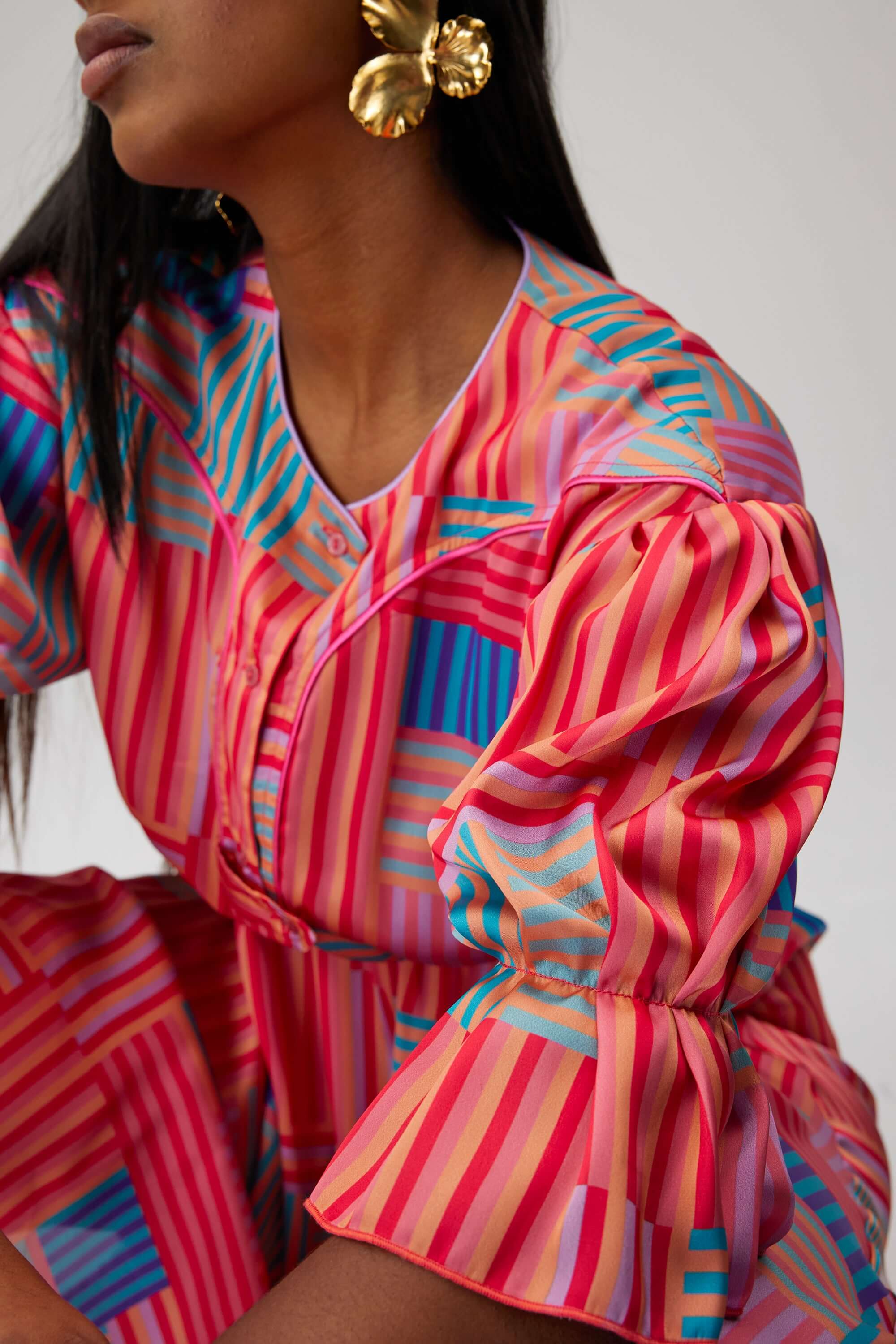 Robe Soma en imprimé Strike