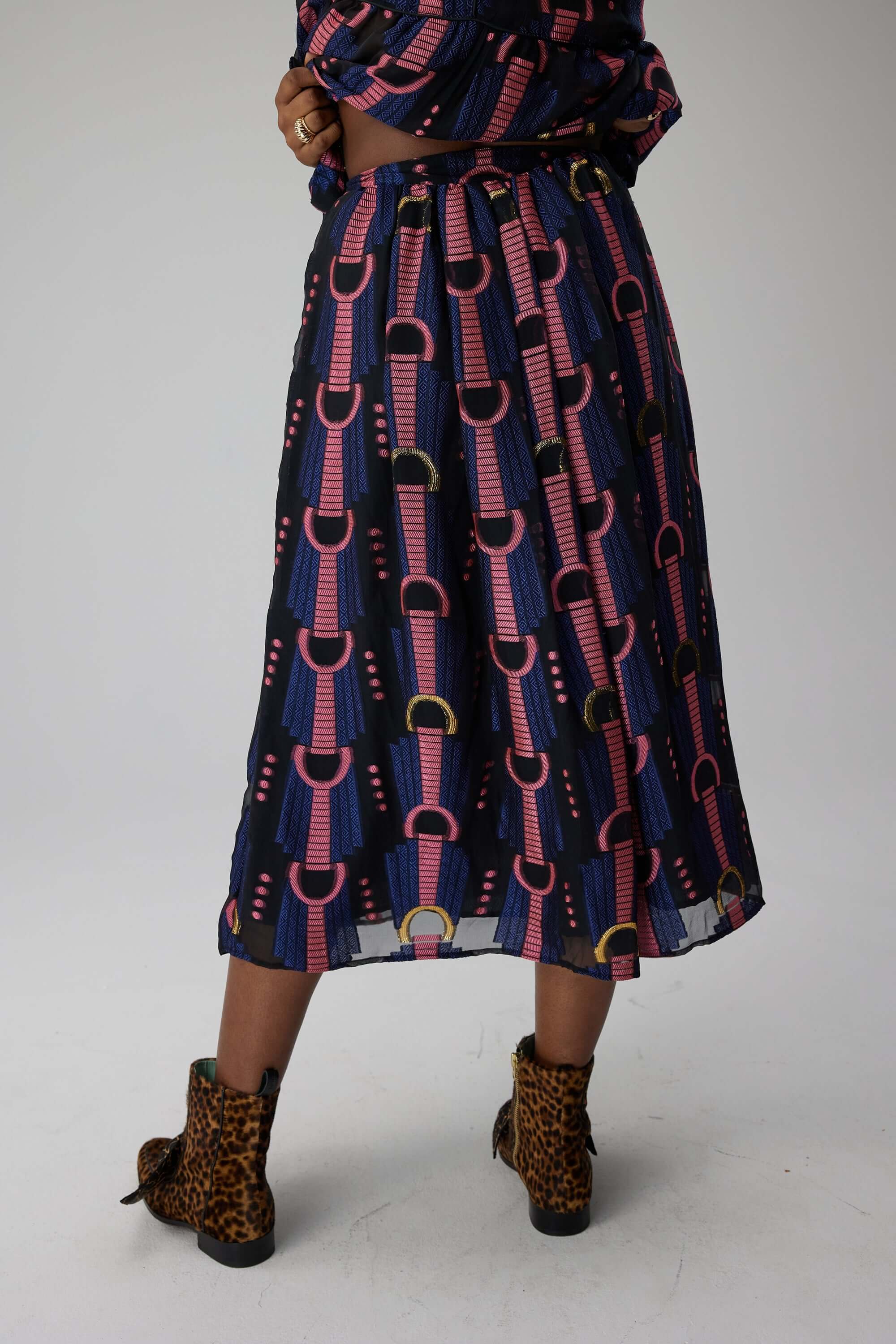 Orso skirt in Horizon embroidery