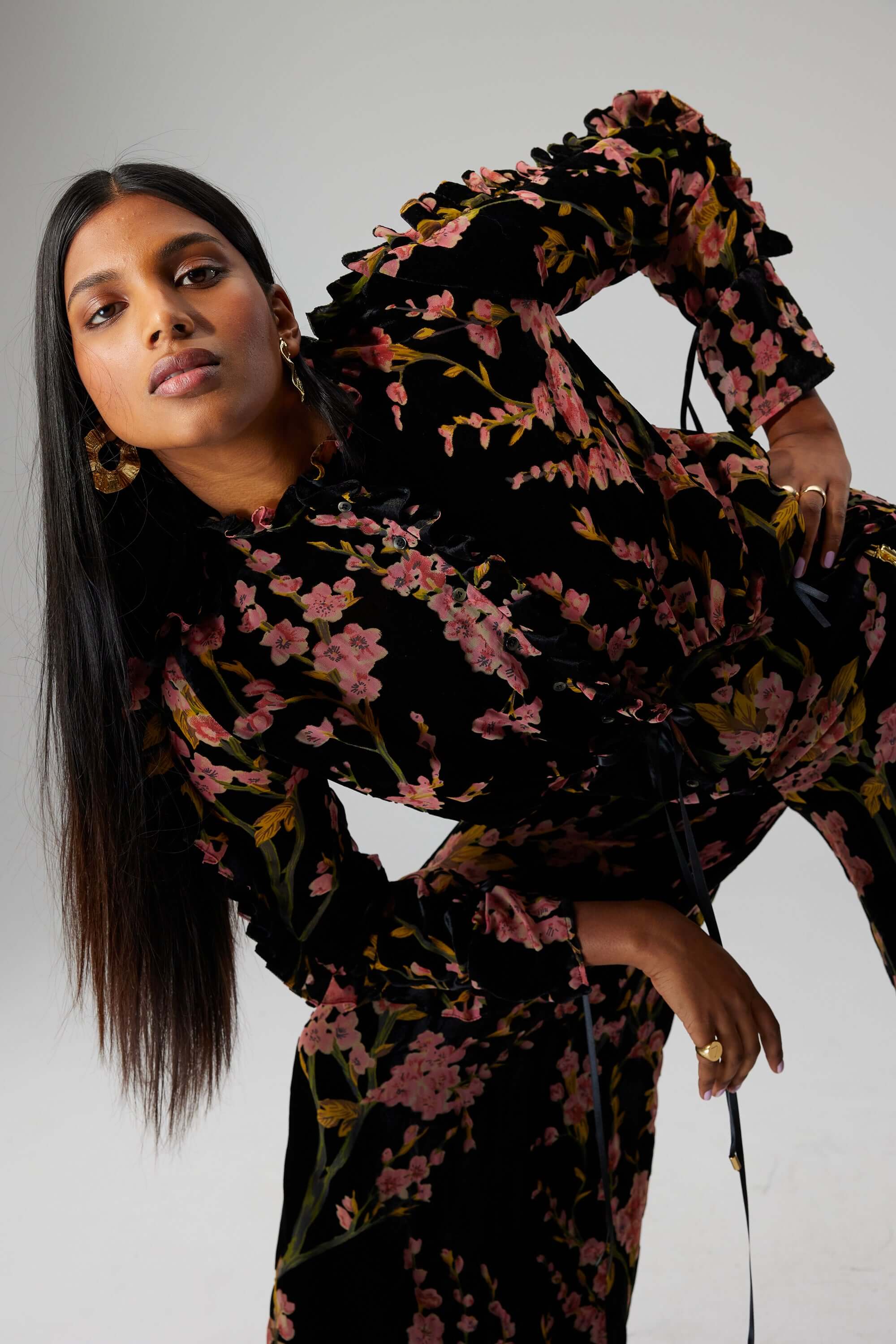 Combinaison Gil en velours Blossom