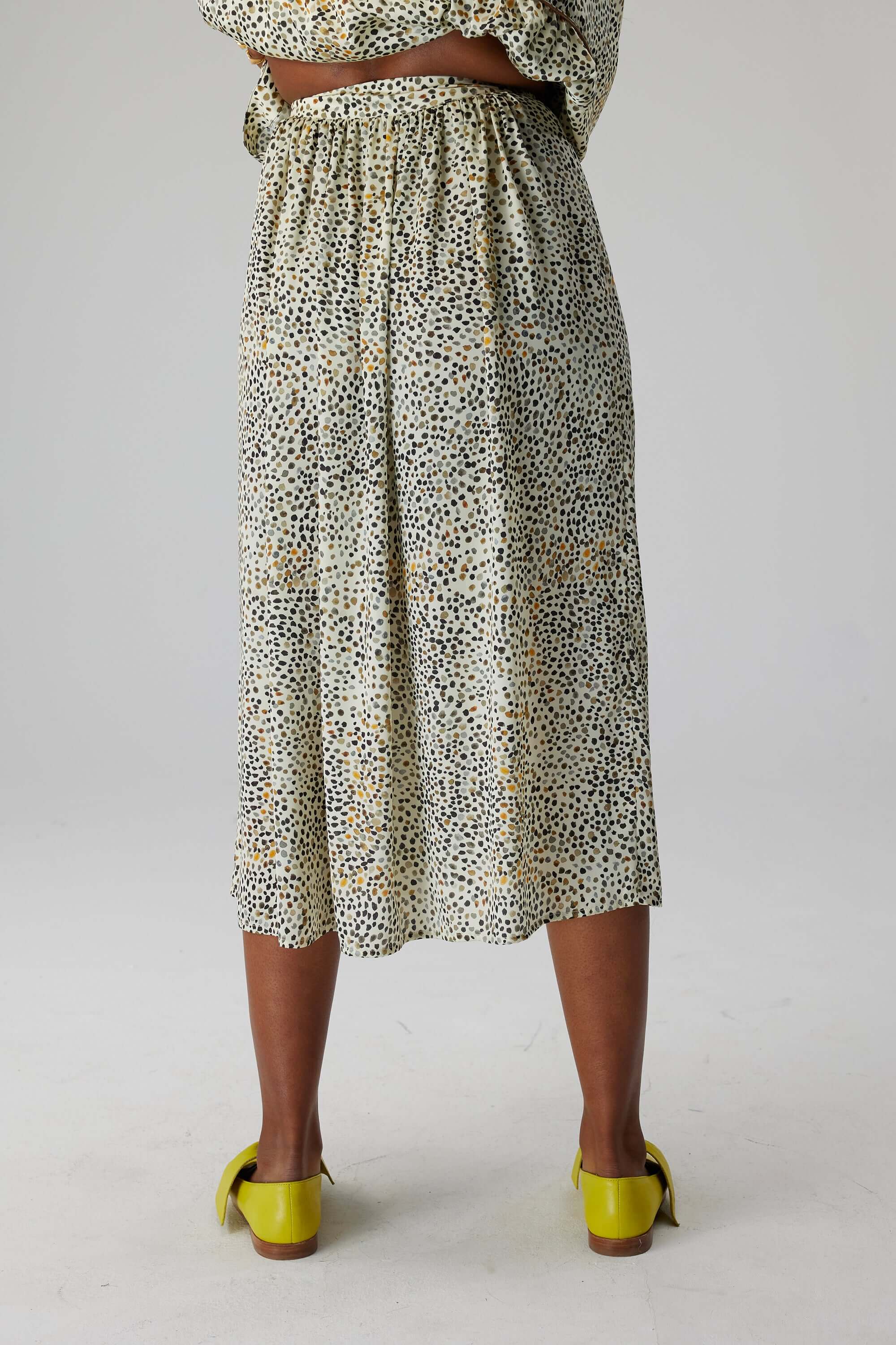 Jupon Orso en imprimé Panthère blanche