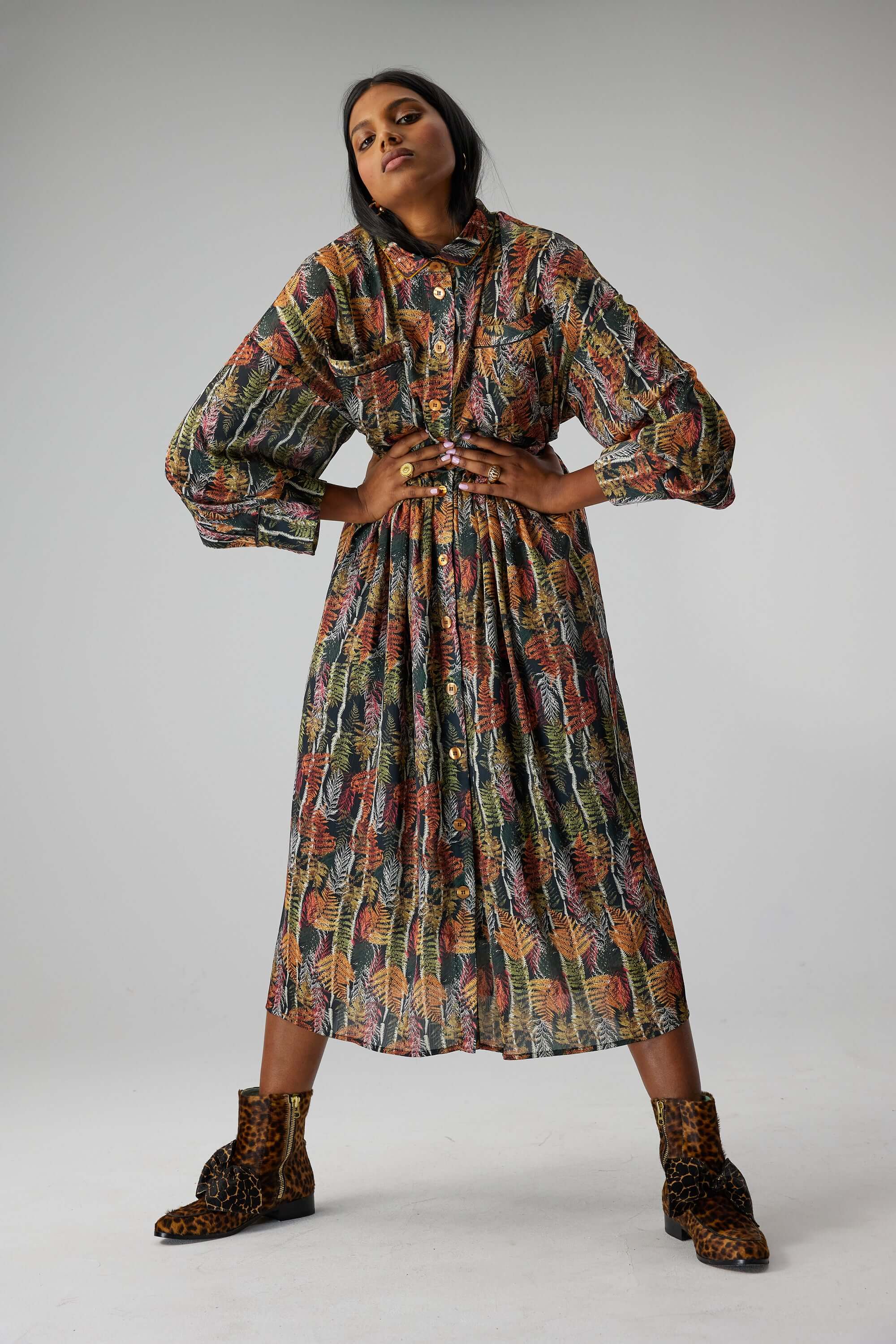 Jupon Orso en imprimé Fern