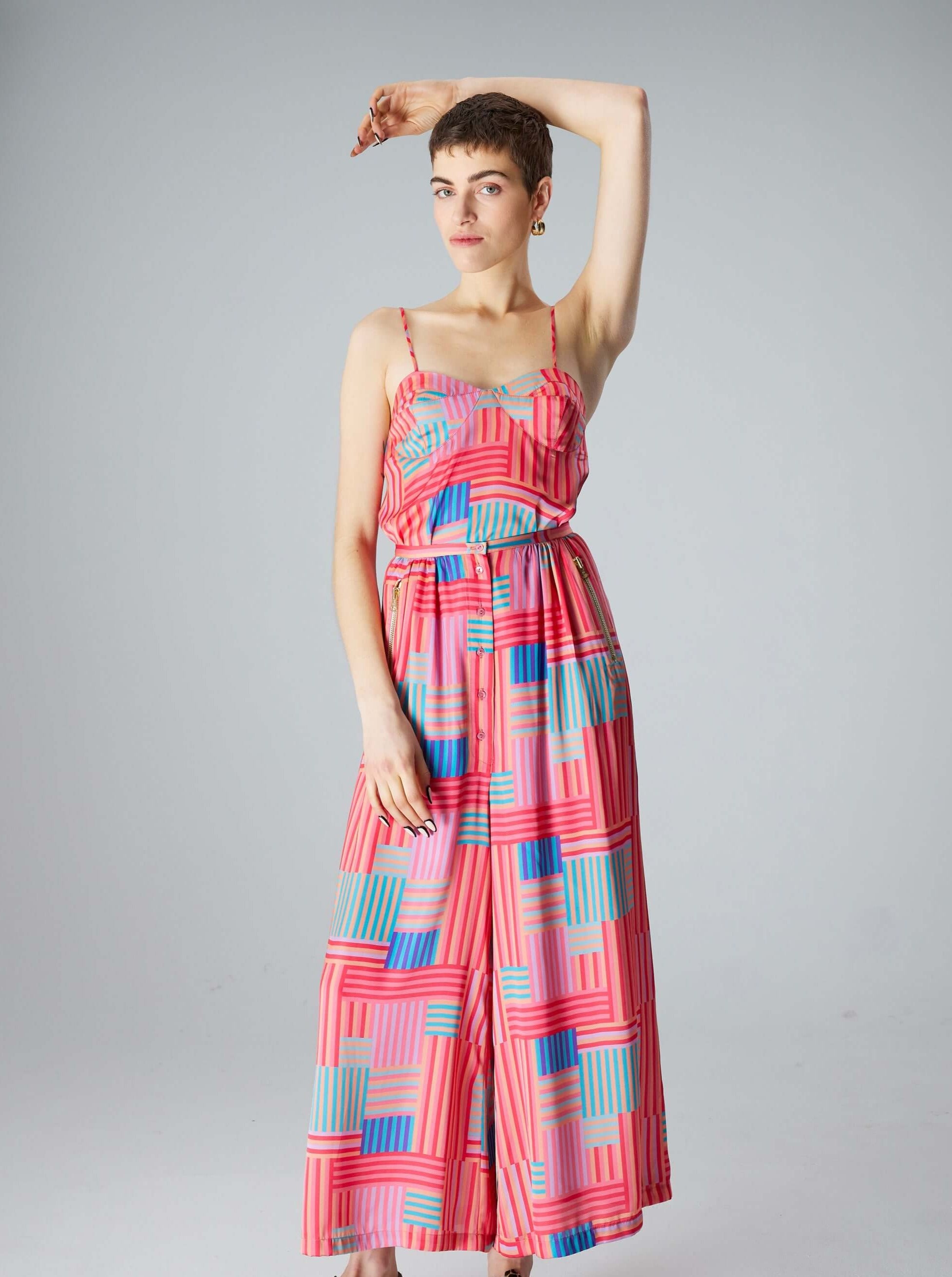 Top Nelson en imprimé Strike