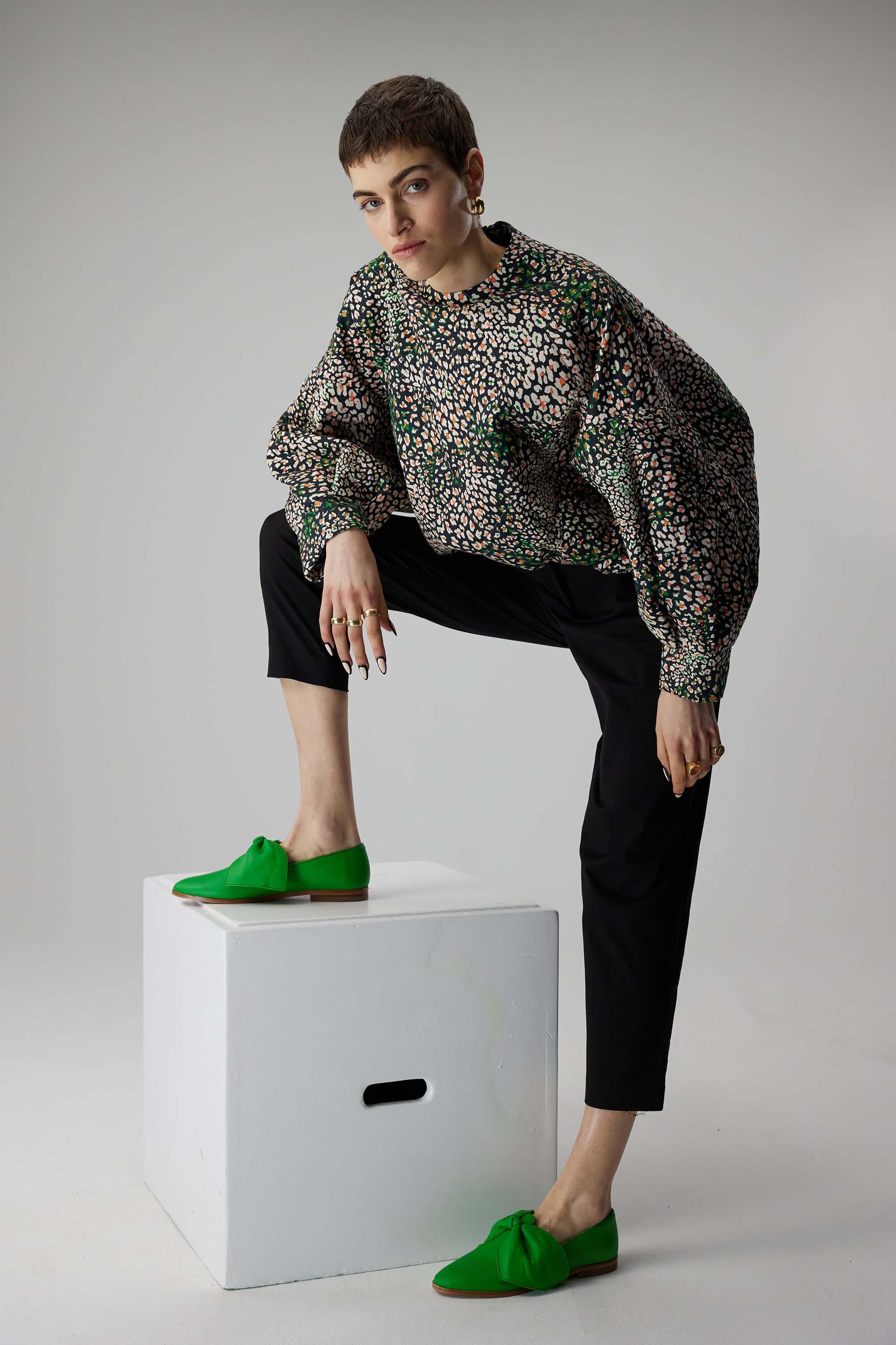 Jumper Harlem en imprimé Léopard sauvage