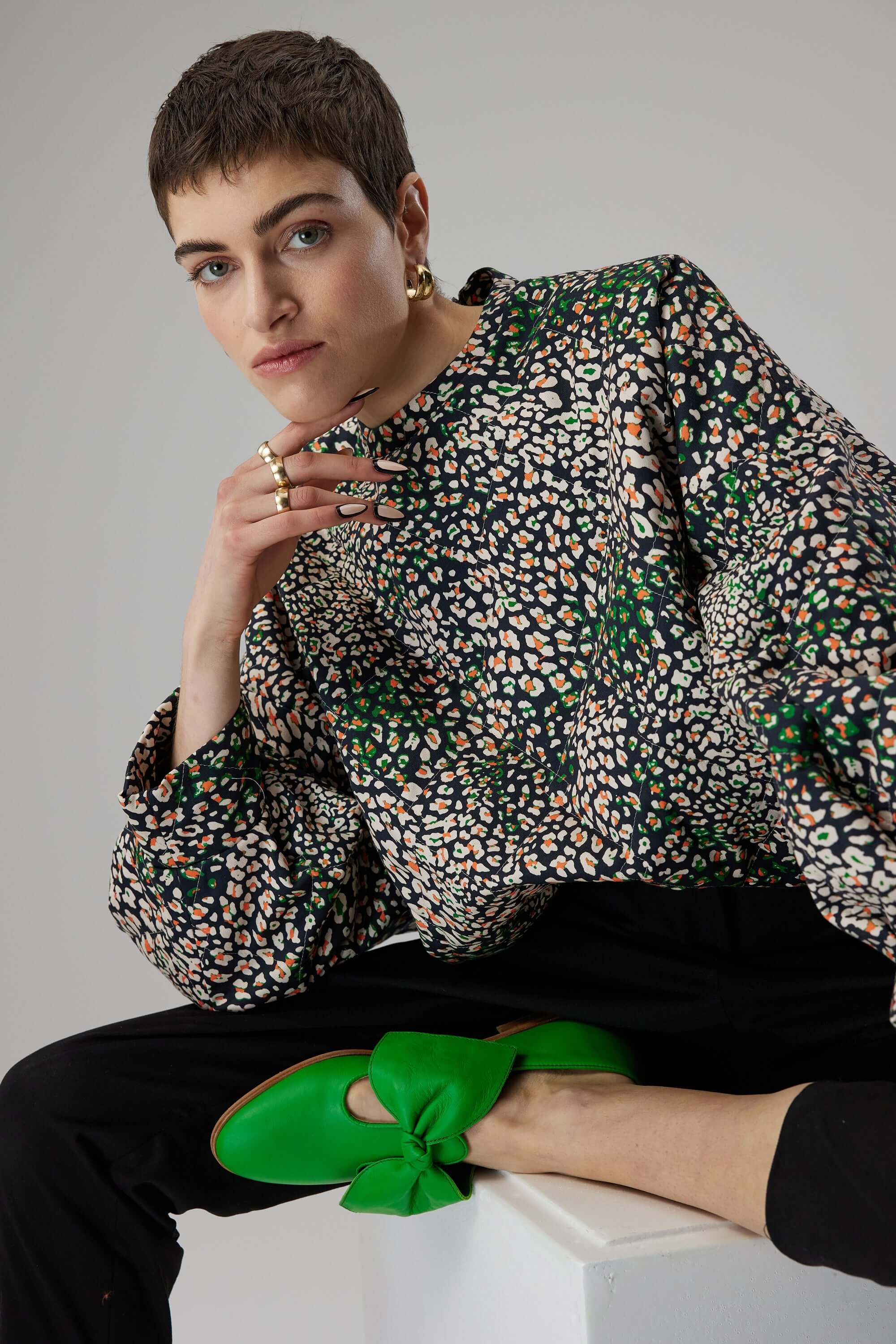 Jumper Harlem en imprimé Léopard sauvage