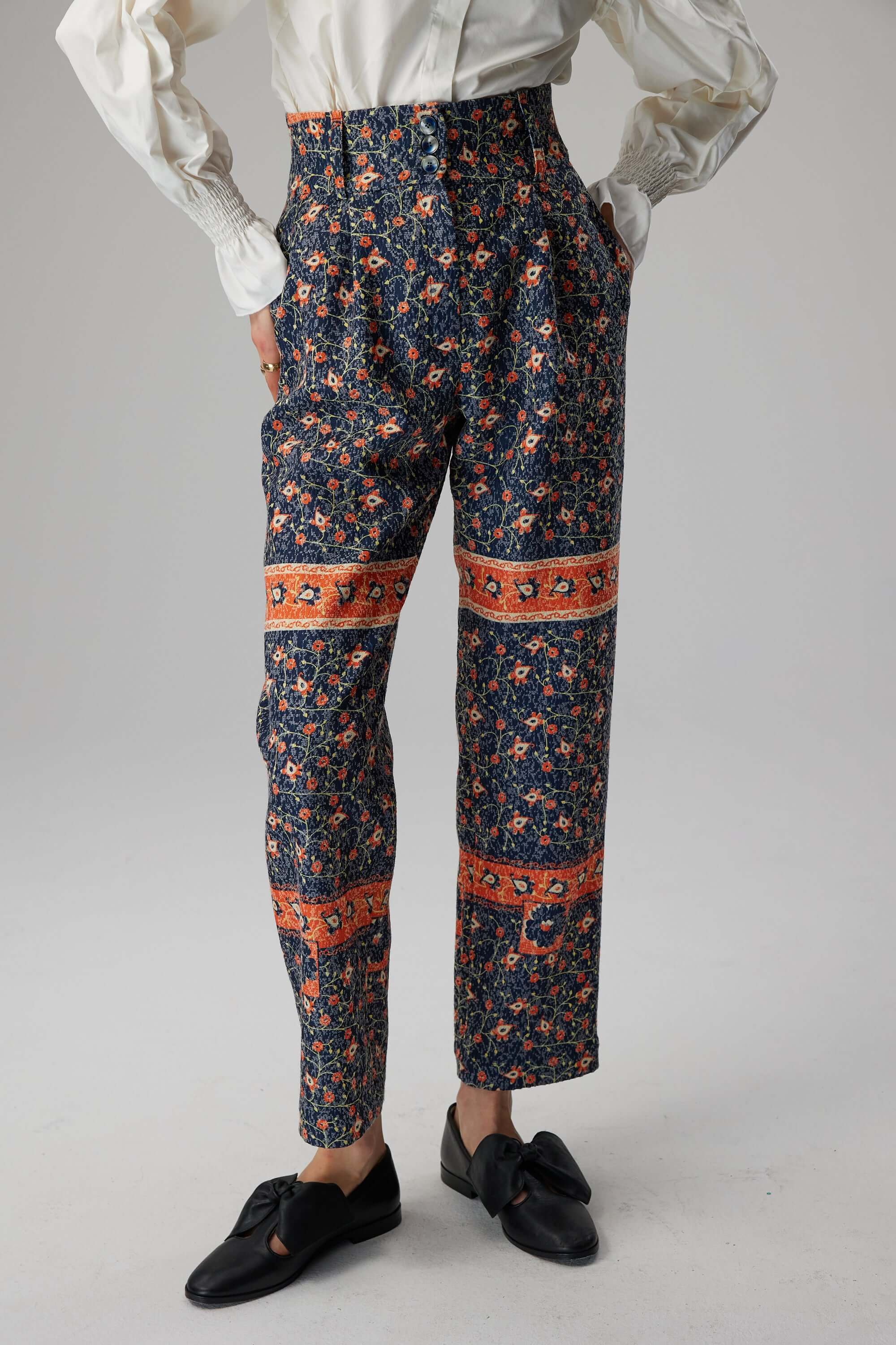 Pantalon Jojo en toile Bourbon