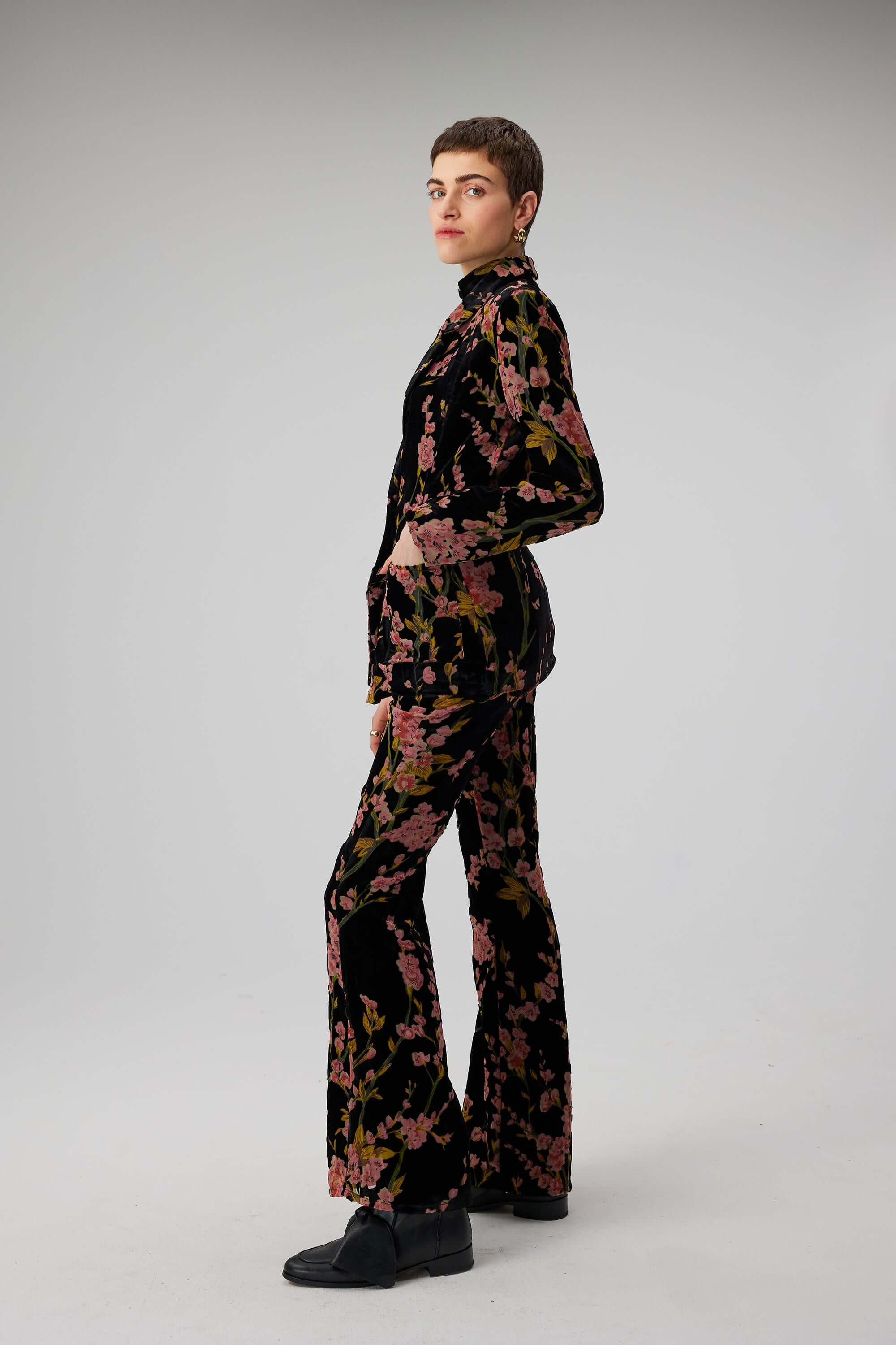 Blazer Sonny Crockett en velours Blossom HLD