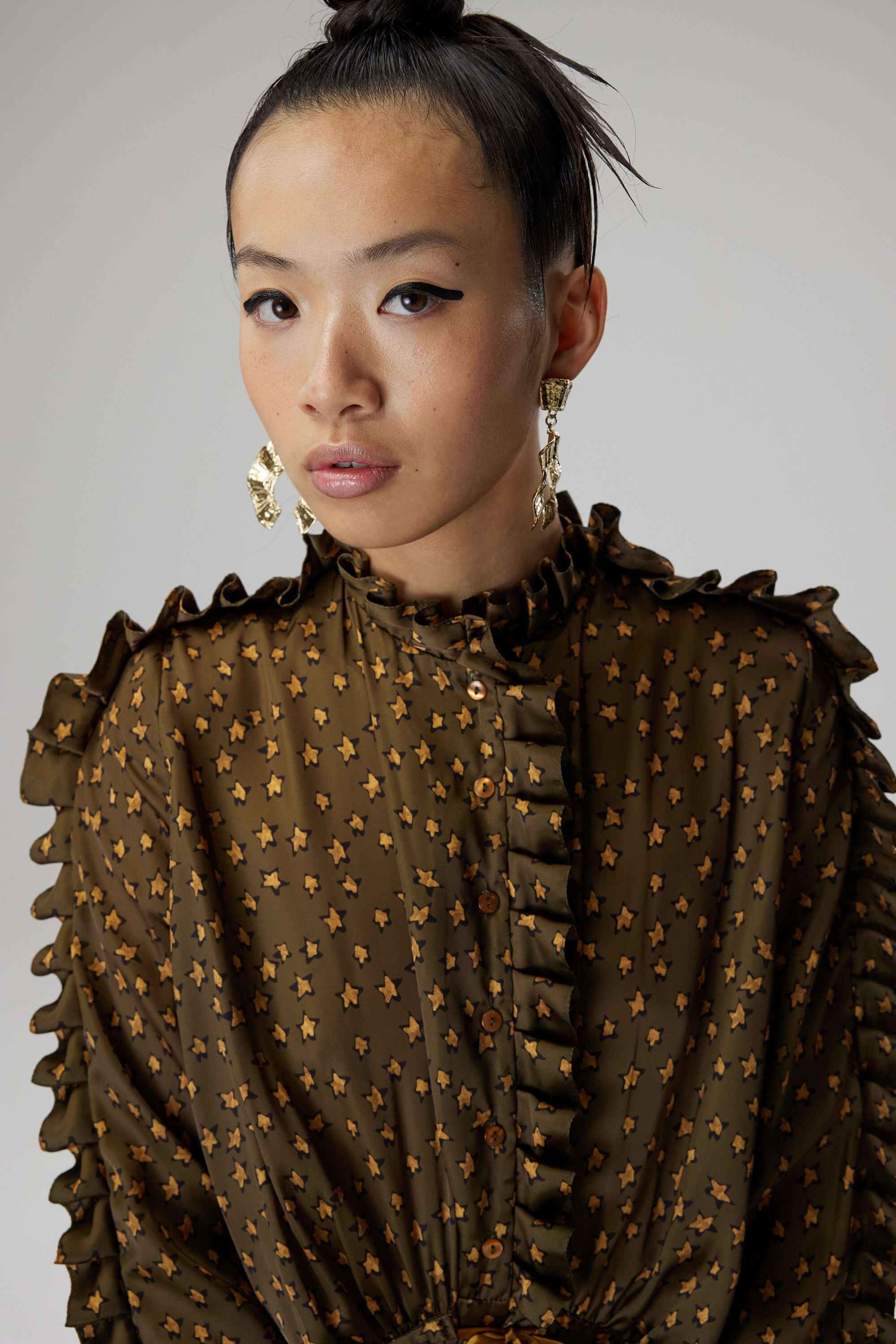 Combinaison Gil en imprimé Messy Stars écorce