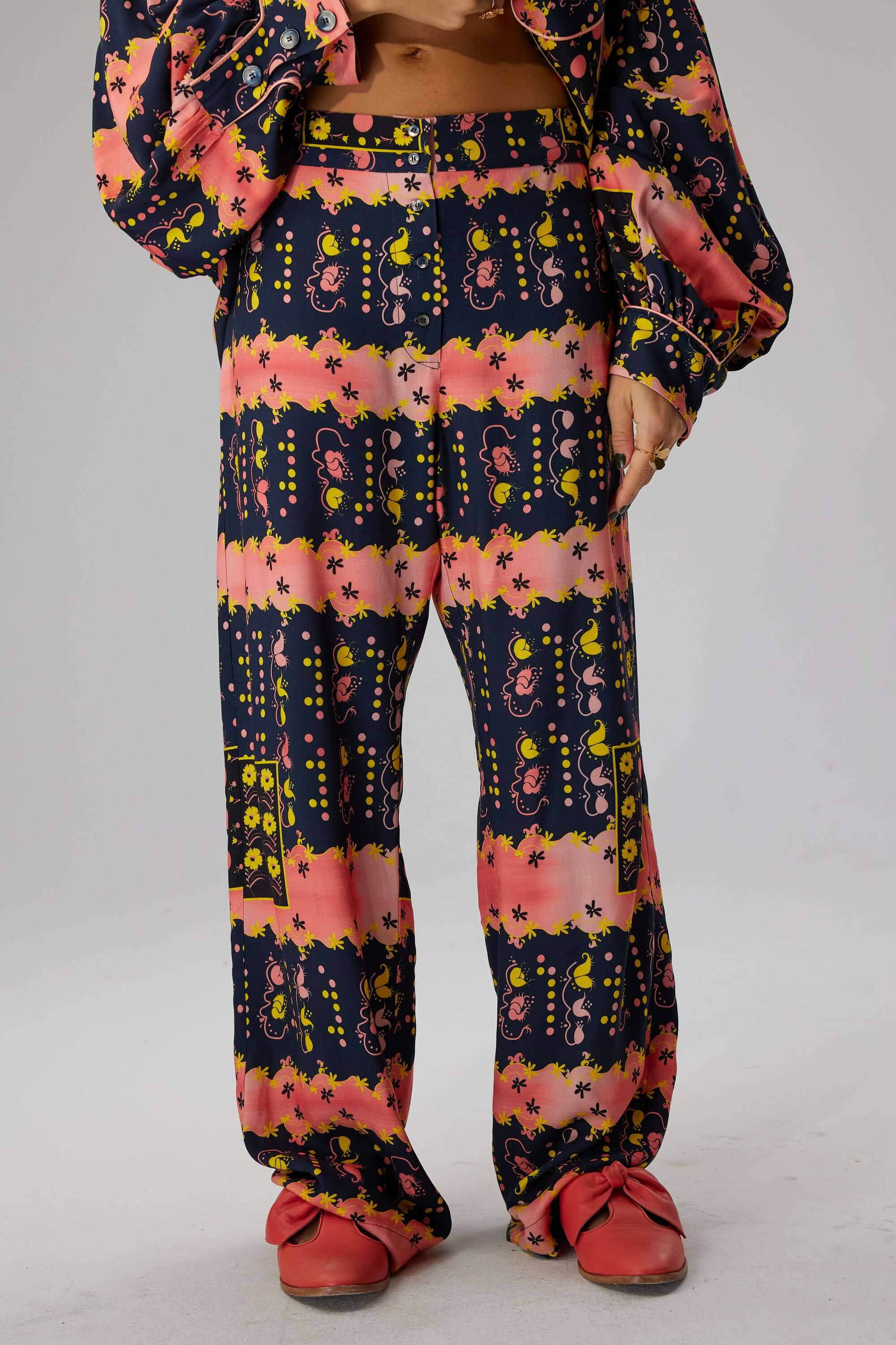 Pantalon Spartacus en imprimé Esotérique