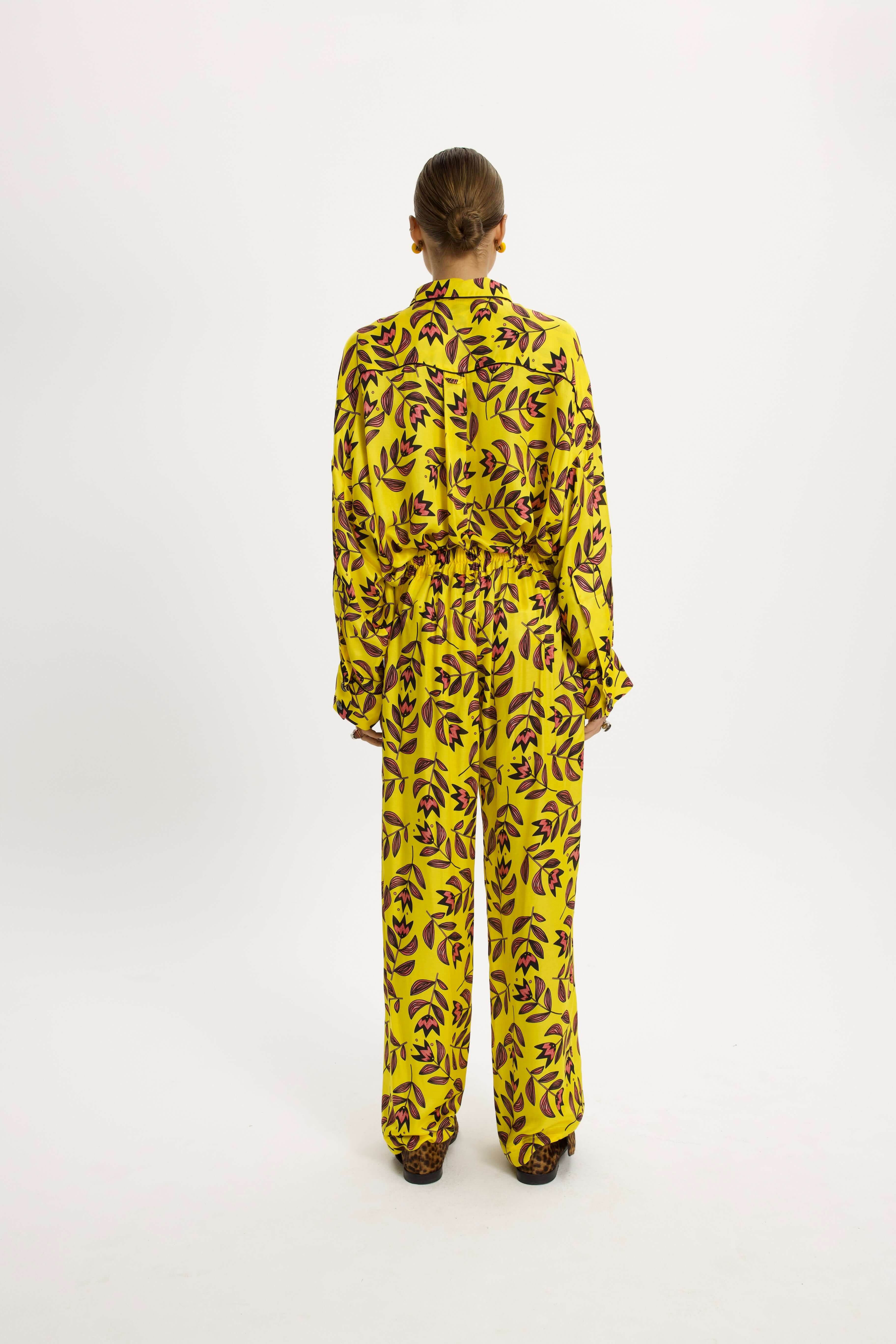 Pantalon spartacus en imprimé Fleur Moderne