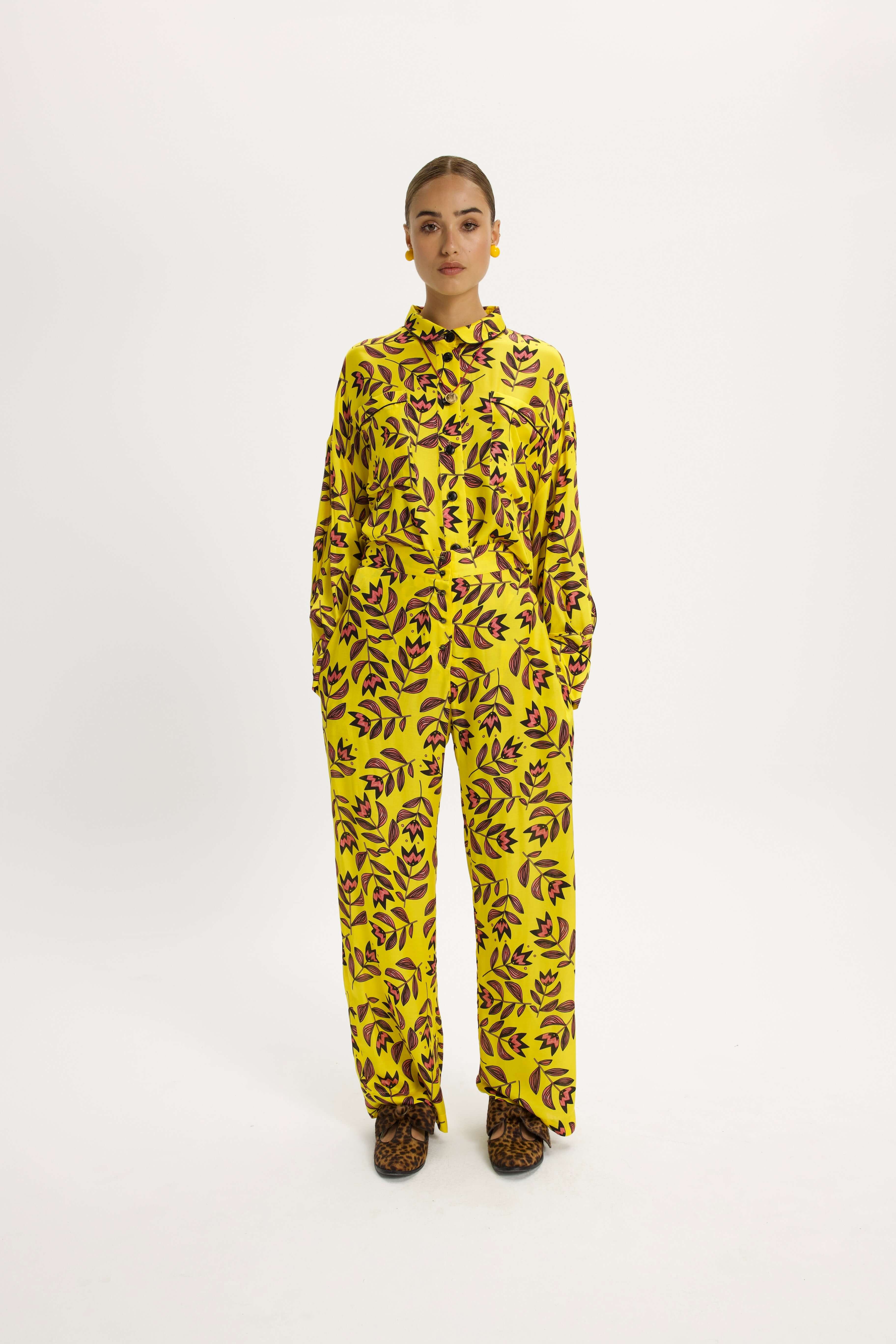 Pantalon spartacus en imprimé Fleur Moderne