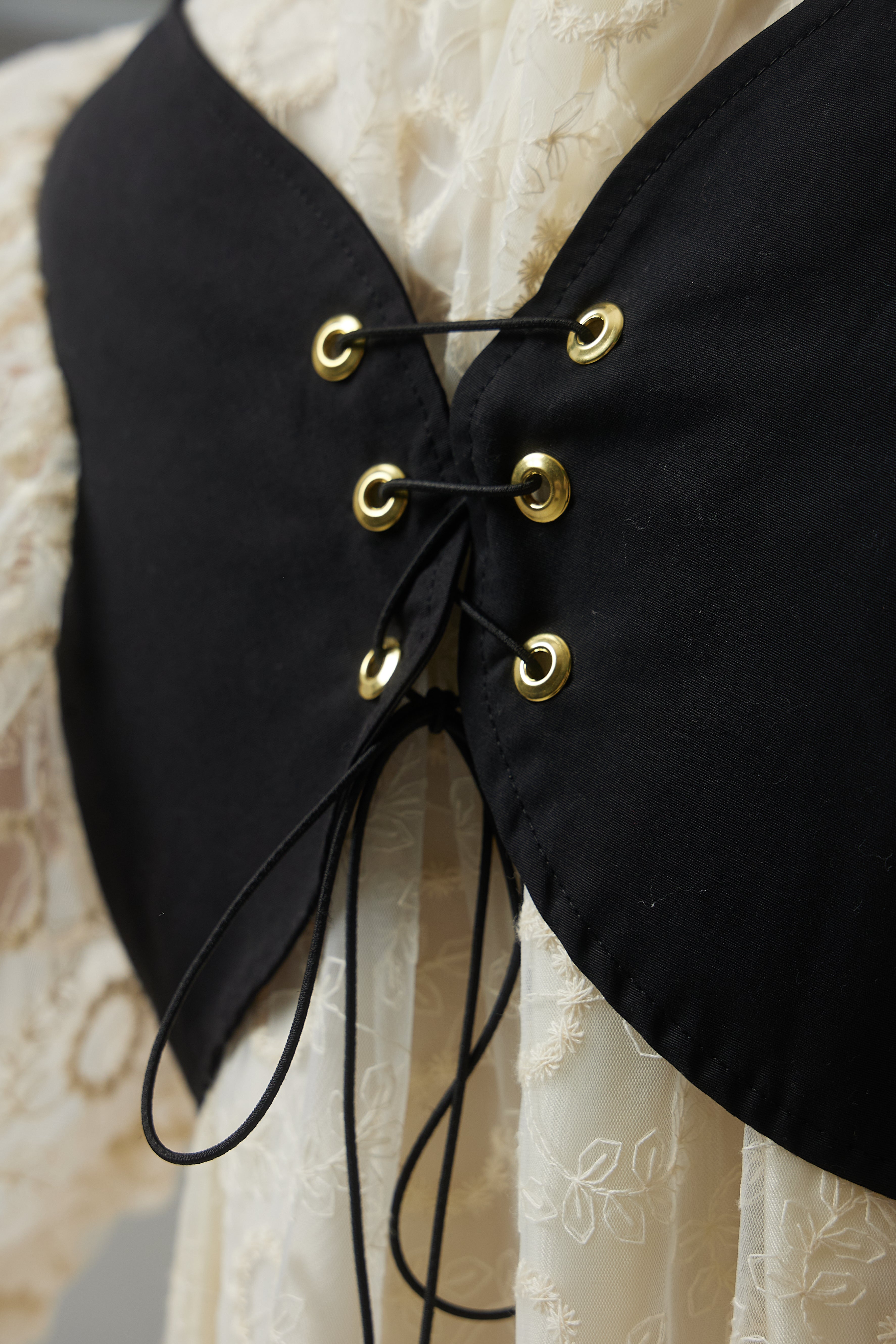 Plum dress in Ecume Lace