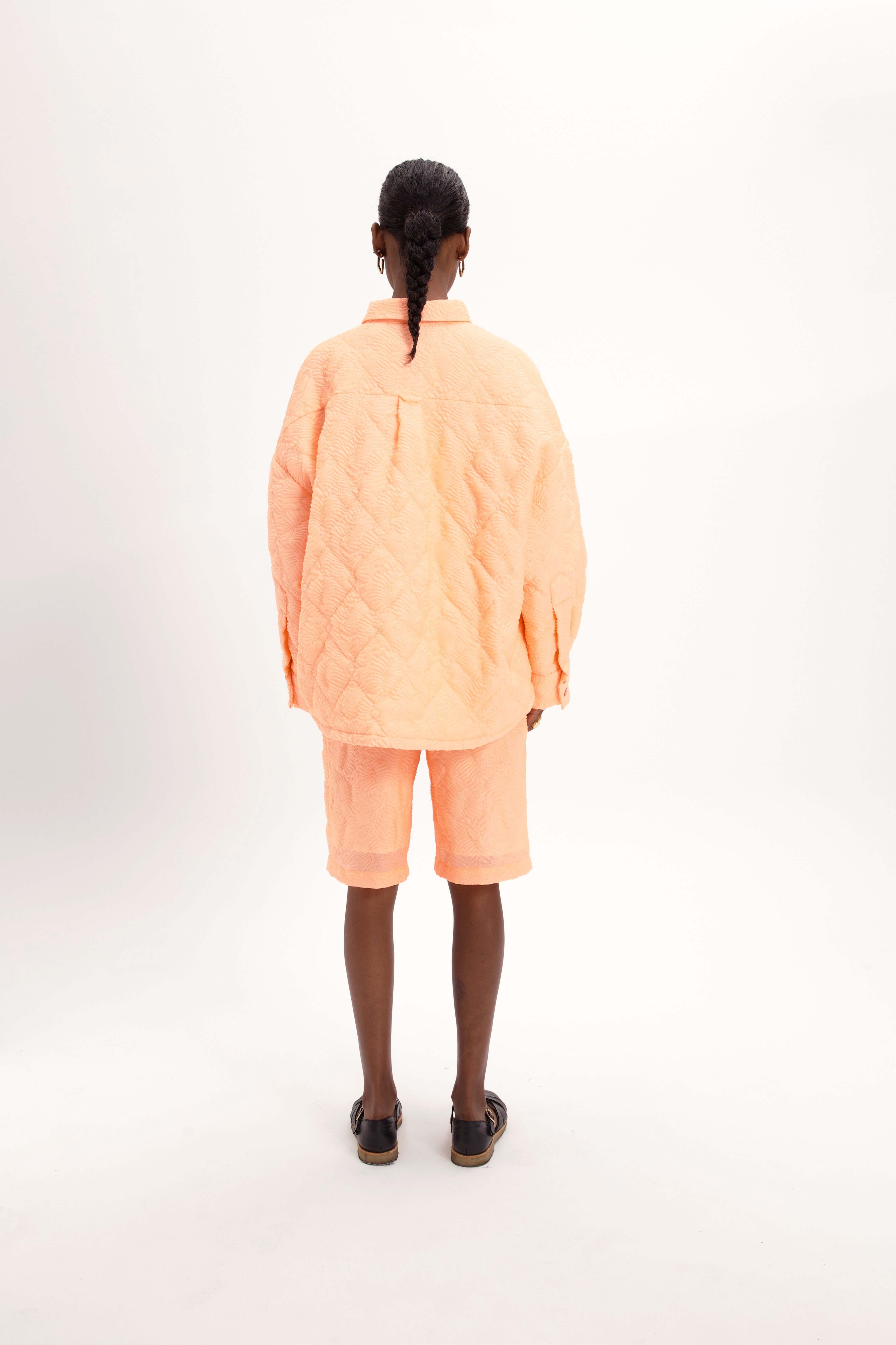 Astrée Shirt in Urchin Roe Canvas