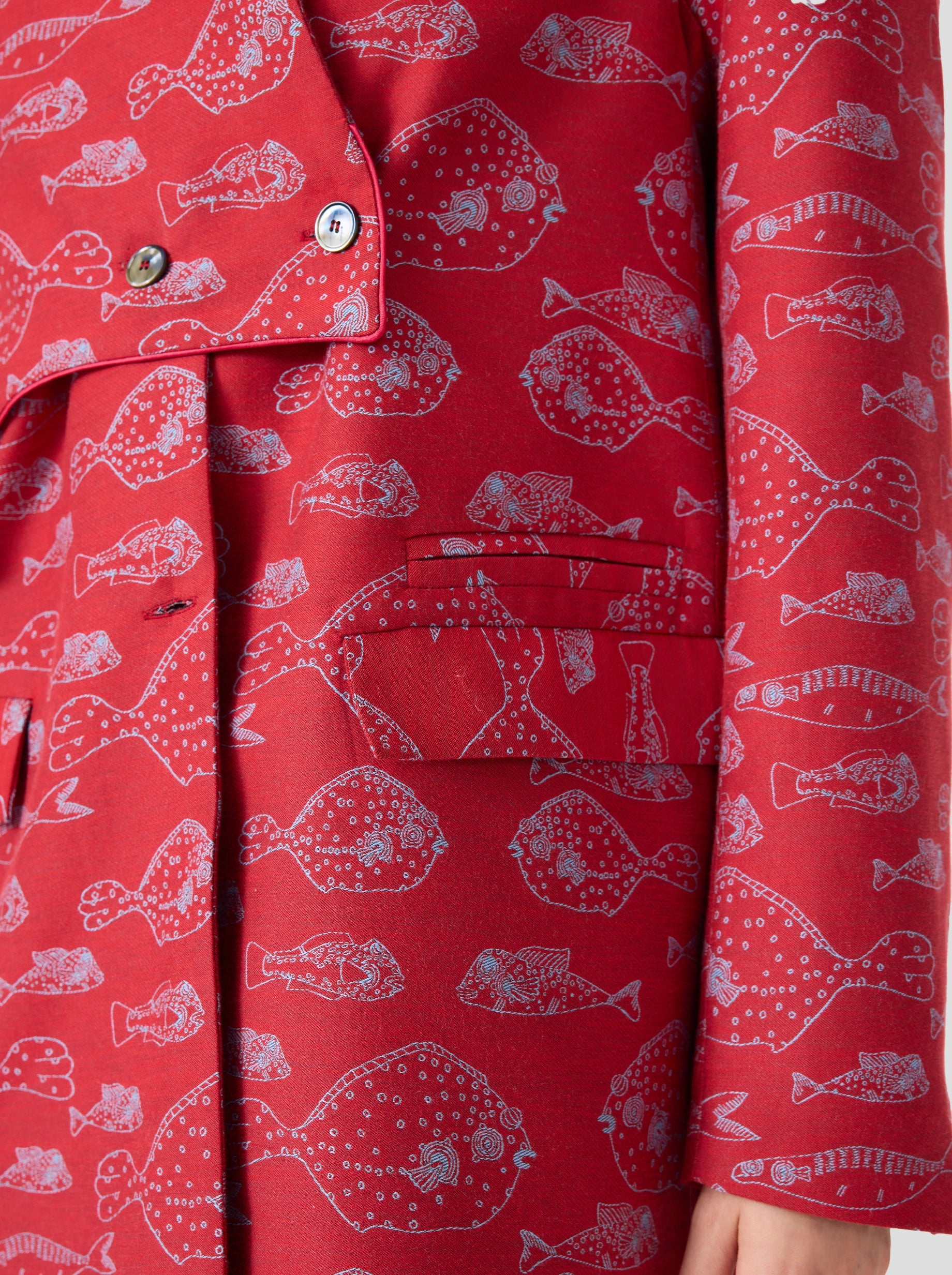 Angus Blazer in Fish Tank Weave