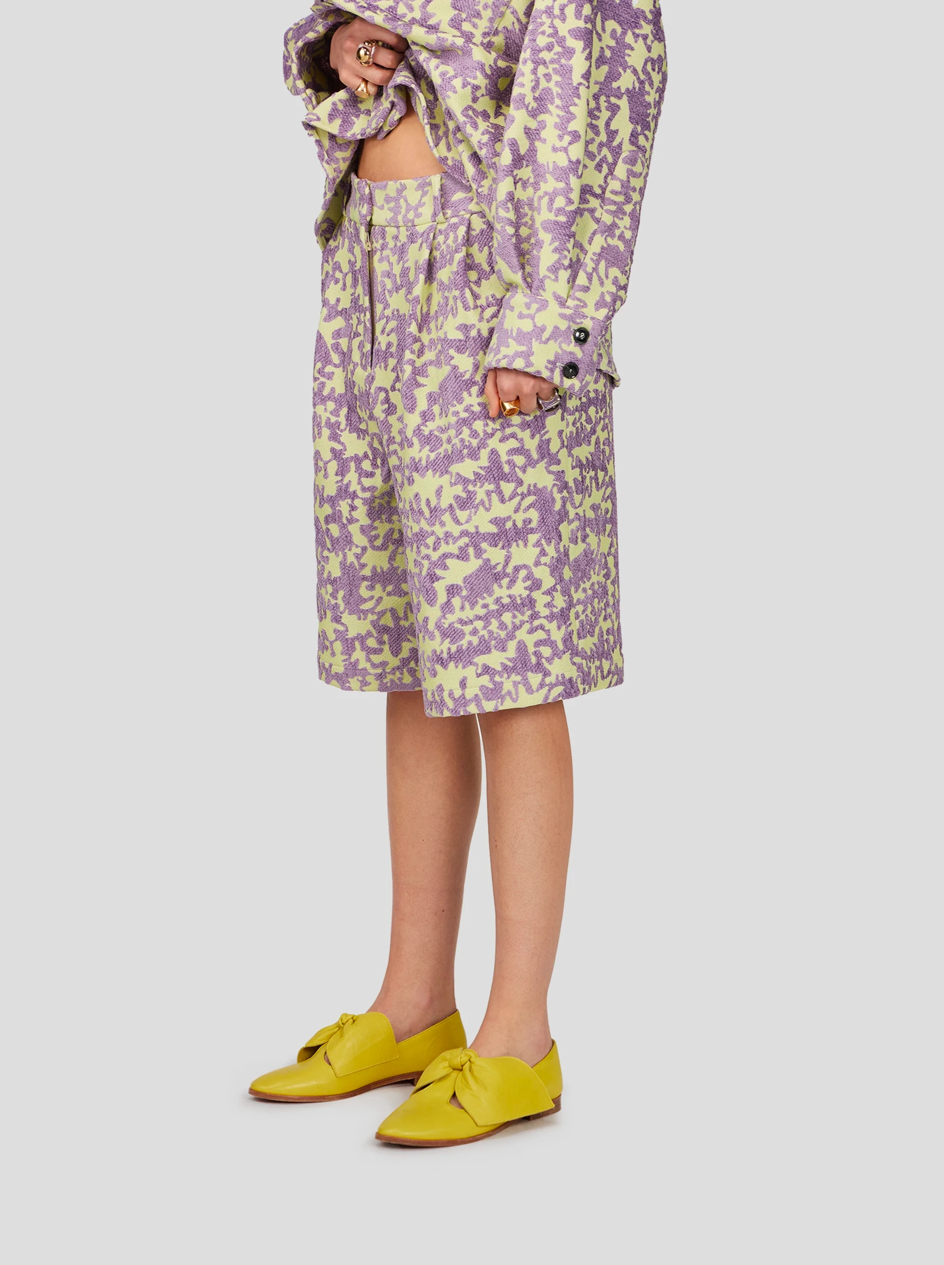 Bermuda Moor en Tissage Fjords Cristallins