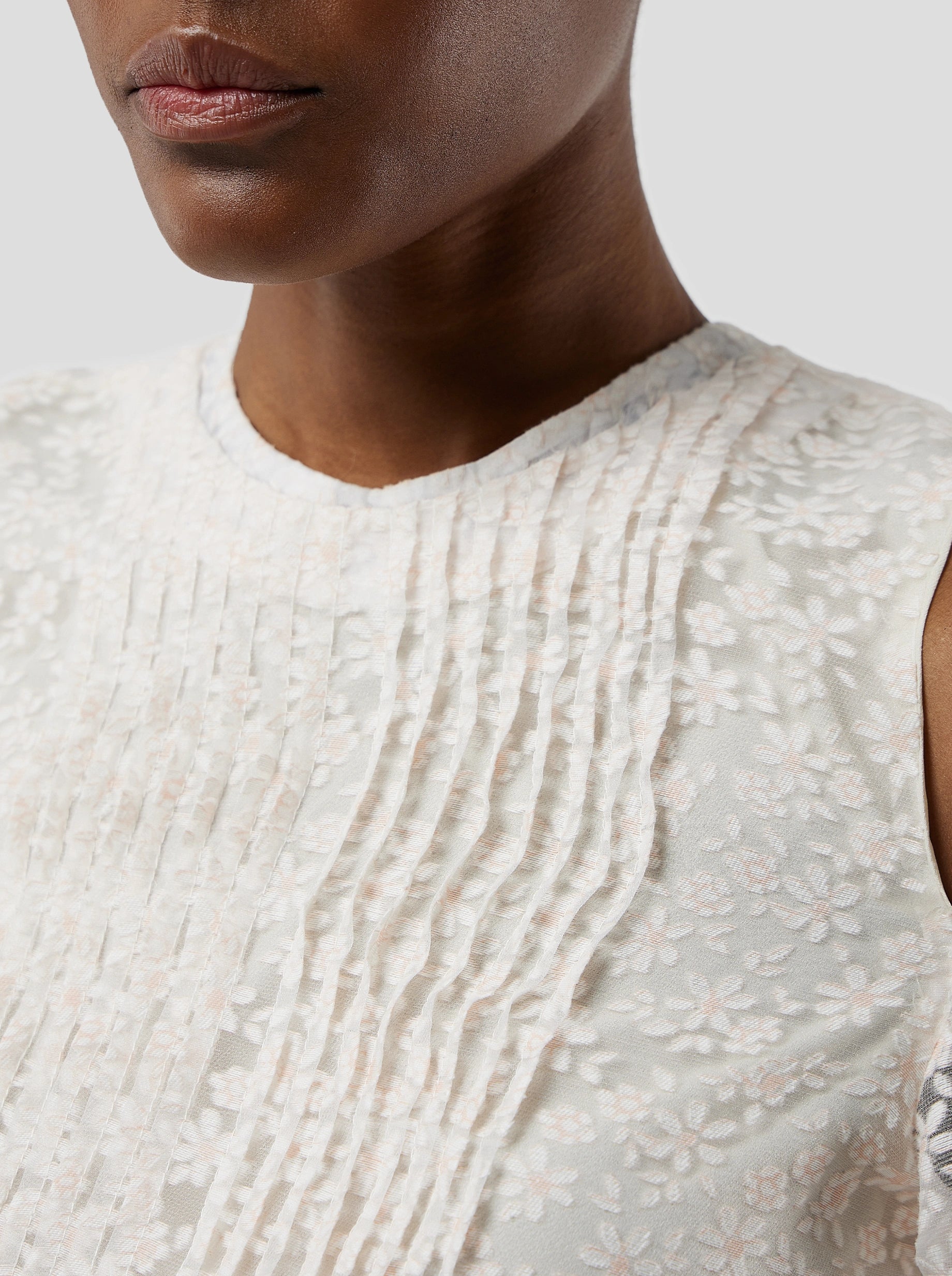 Blanca Blouse in Angel Veil