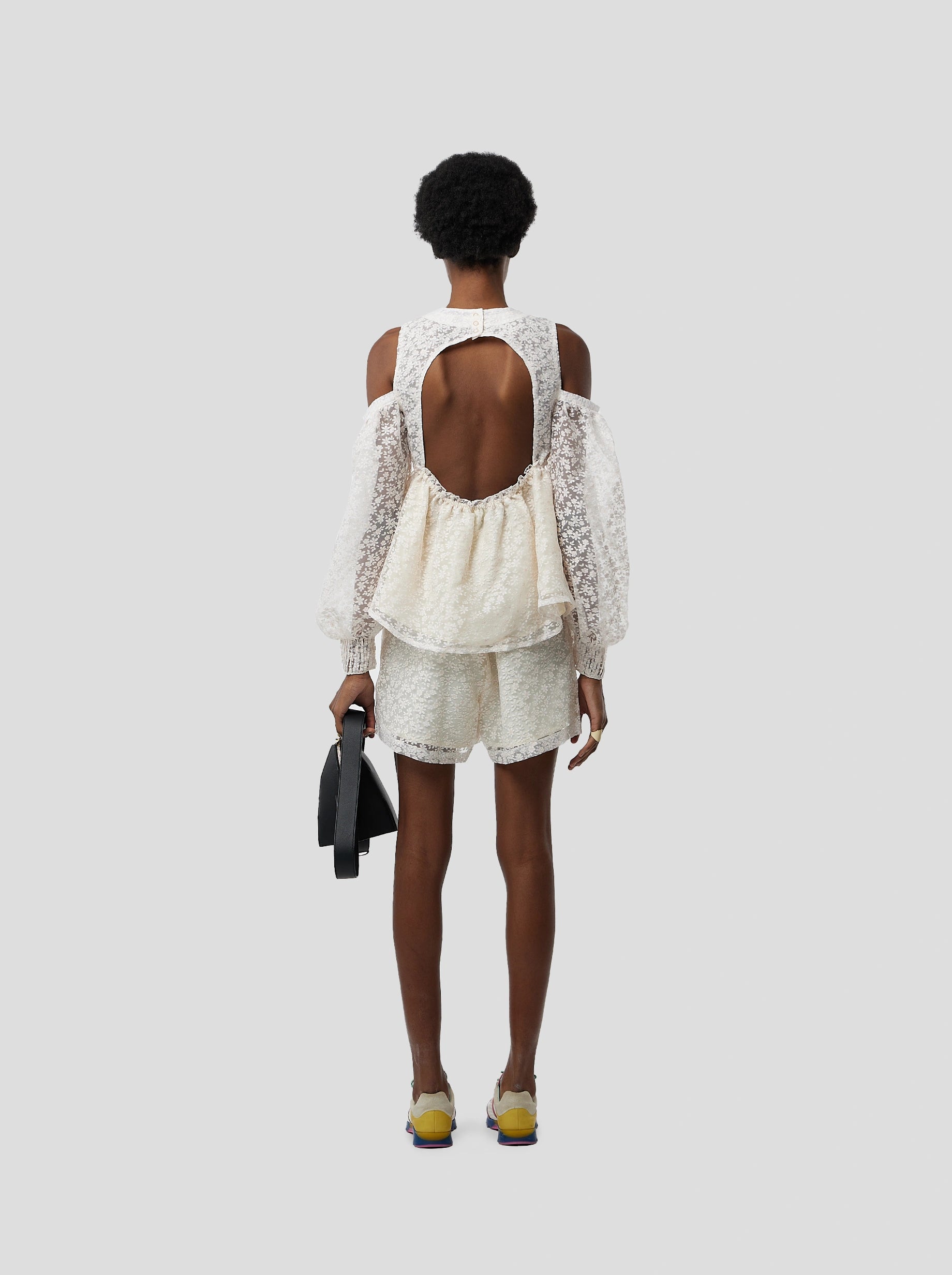 Blanca Blouse in Angel Veil