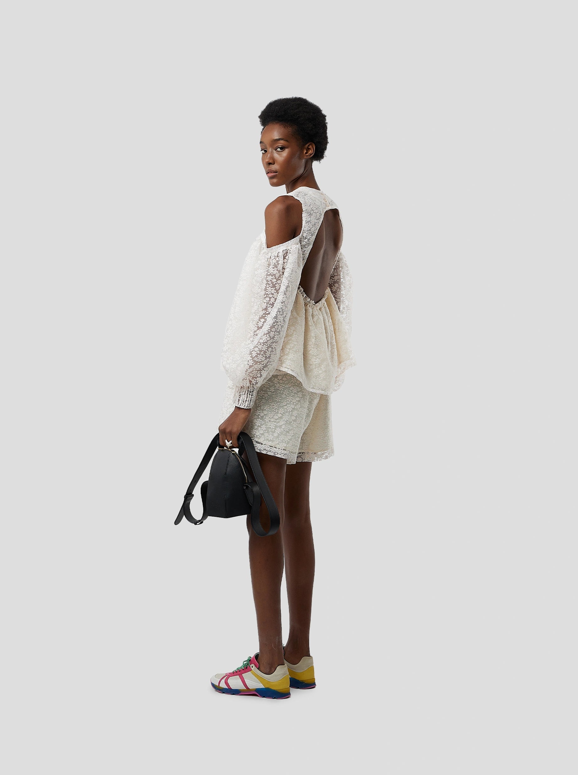 Blanca Blouse in Angel Veil