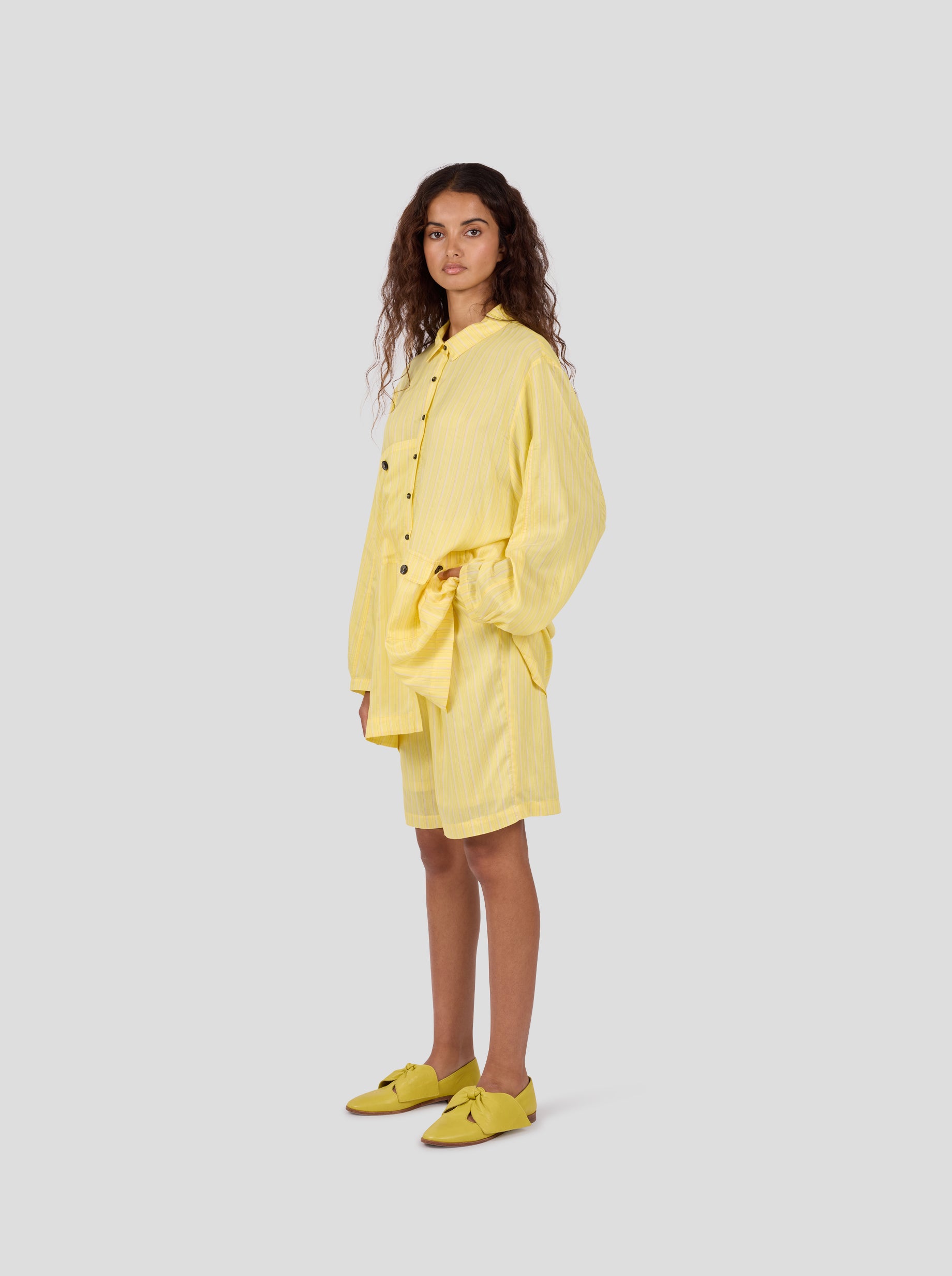 Chemise Buffalo en Rayures Limoncello