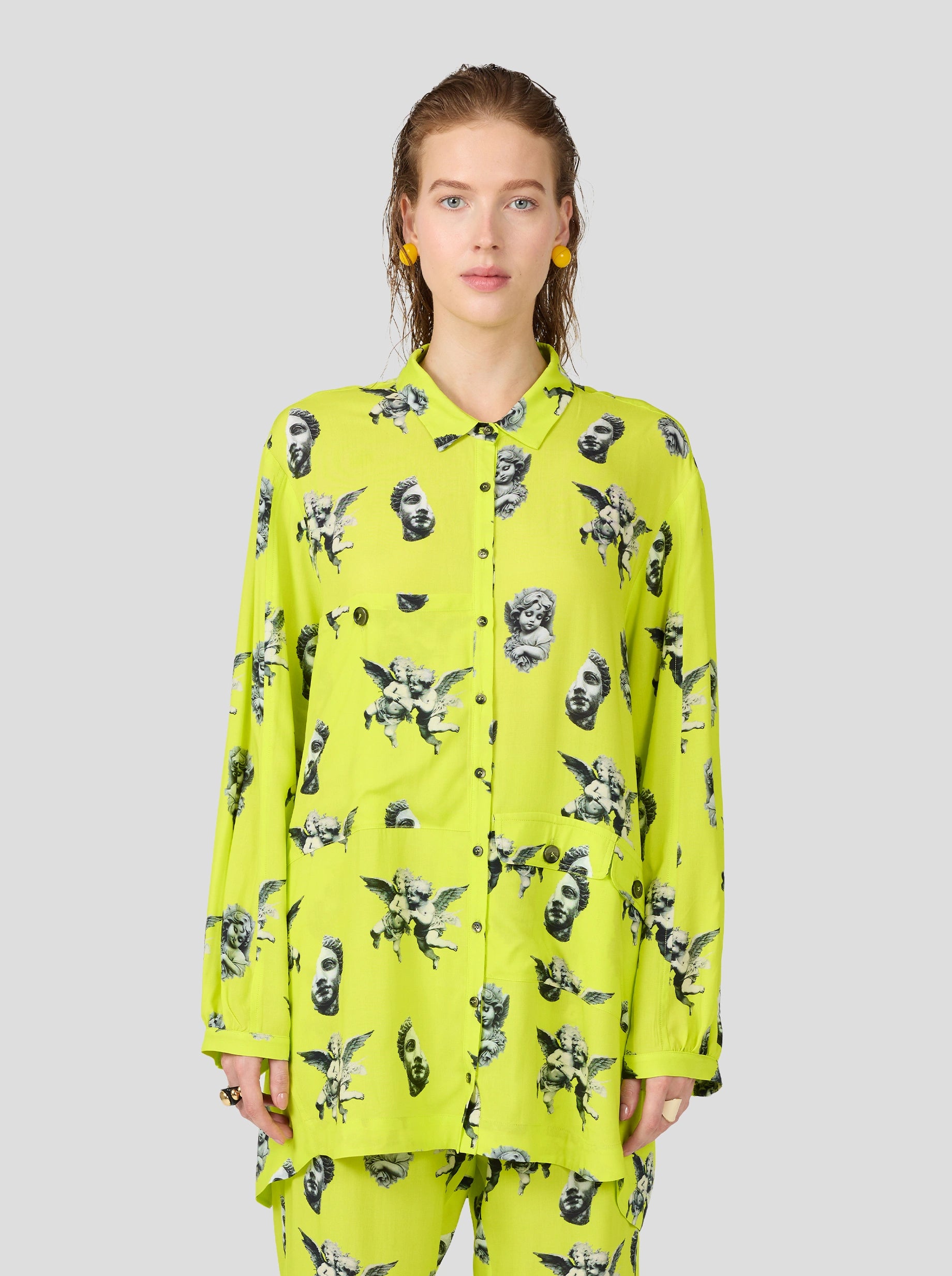 Buffalo Shirt in Angels Print