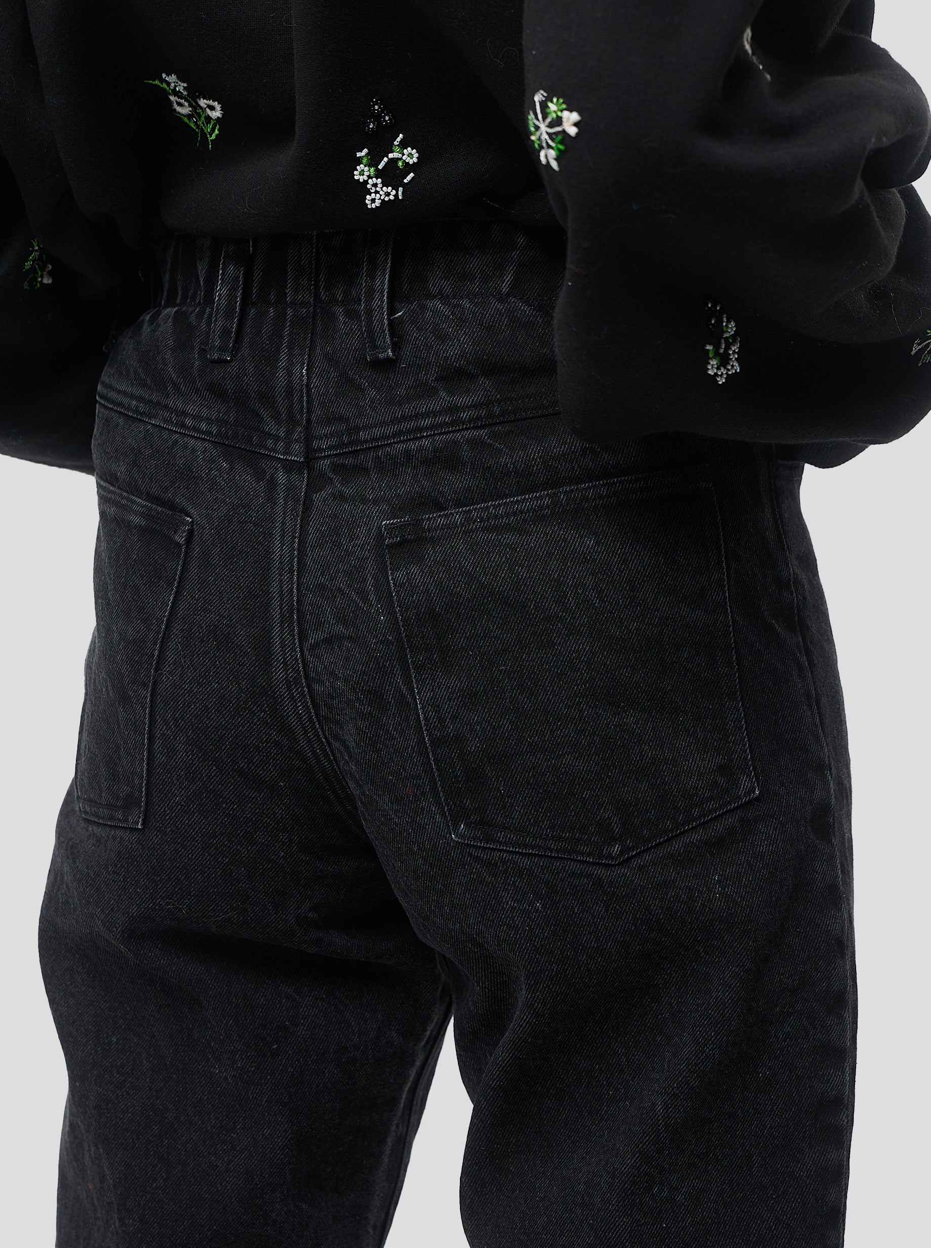Bean pants in Black denim