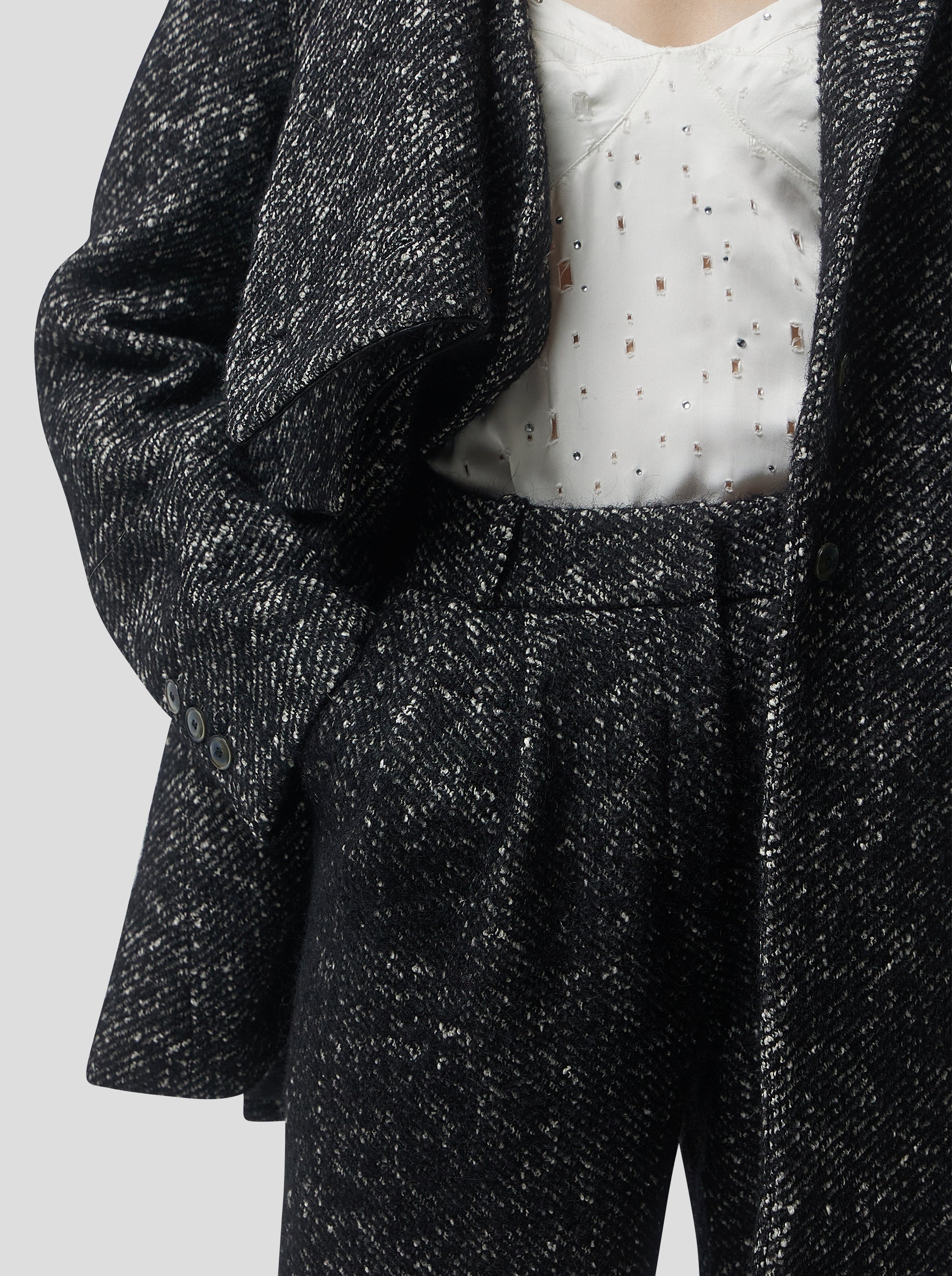 Blazer Angus en Lainage sombre façon grand-père