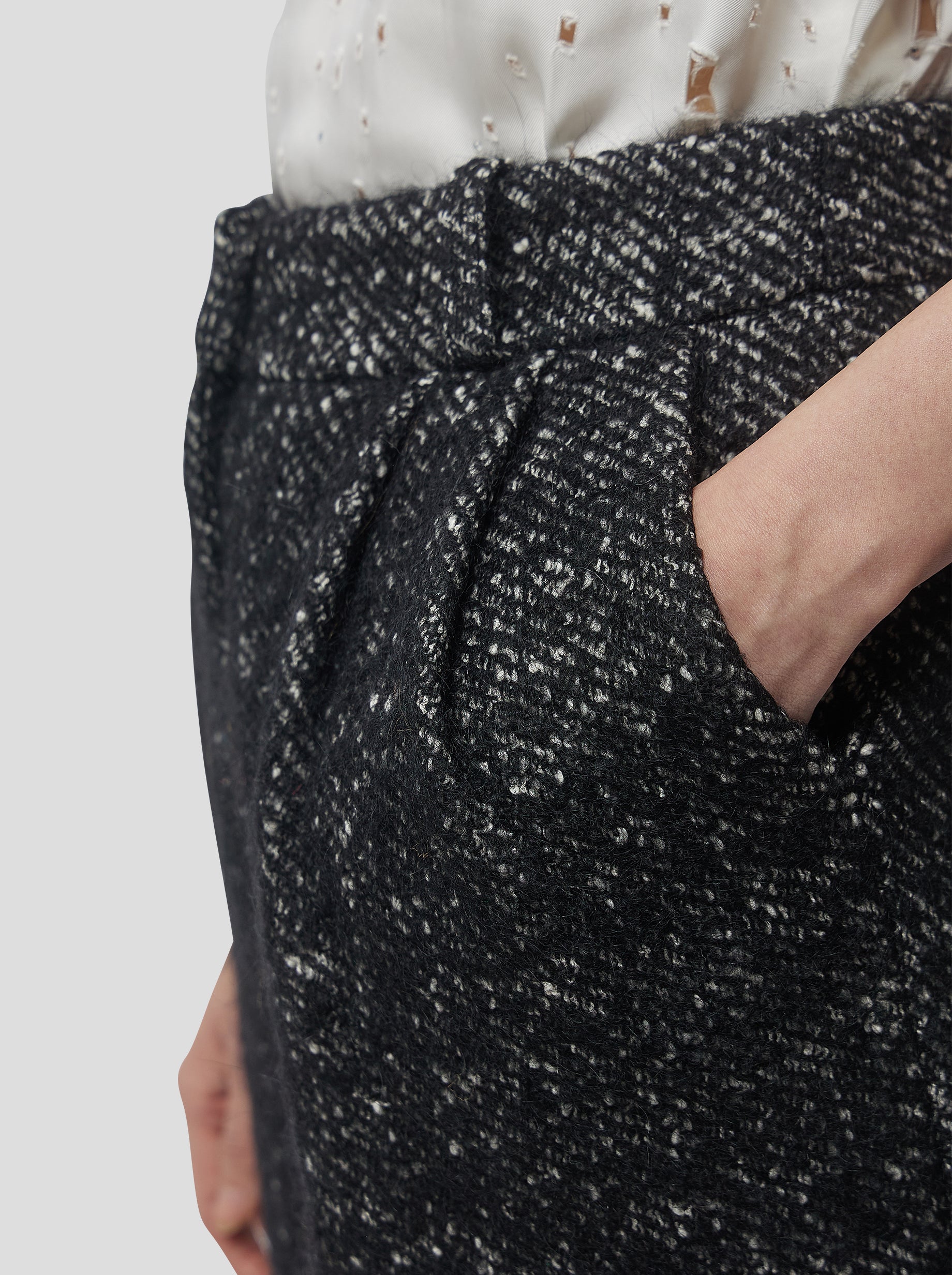 Moor Pants in dark wool, grandfather style