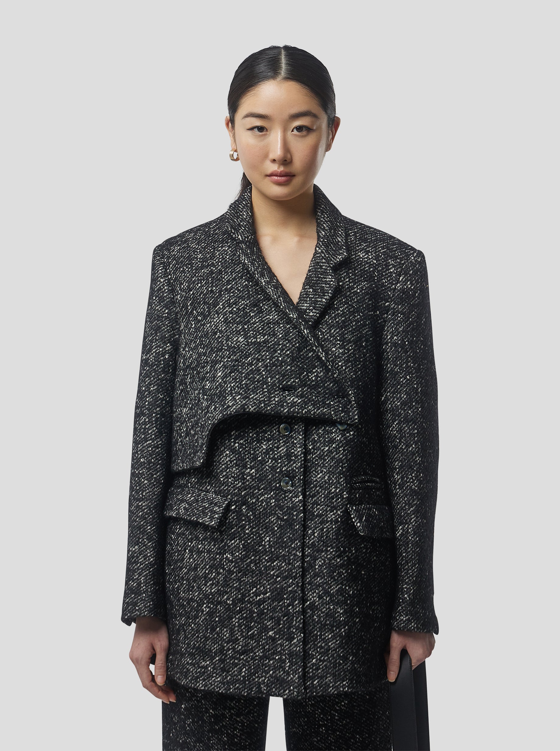 Blazer Angus en Lainage sombre façon grand-père