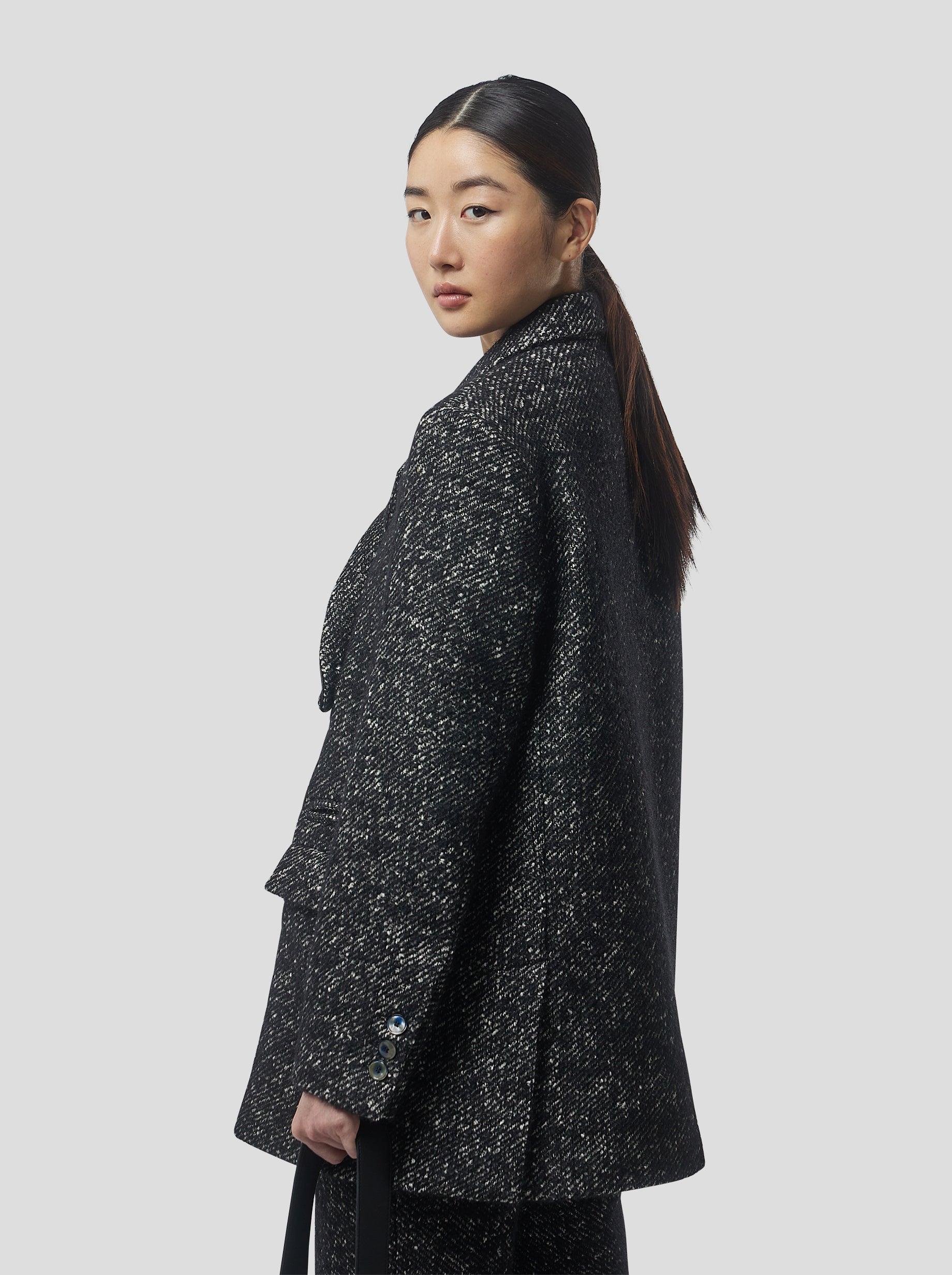 Blazer Angus en Lainage sombre façon grand-père