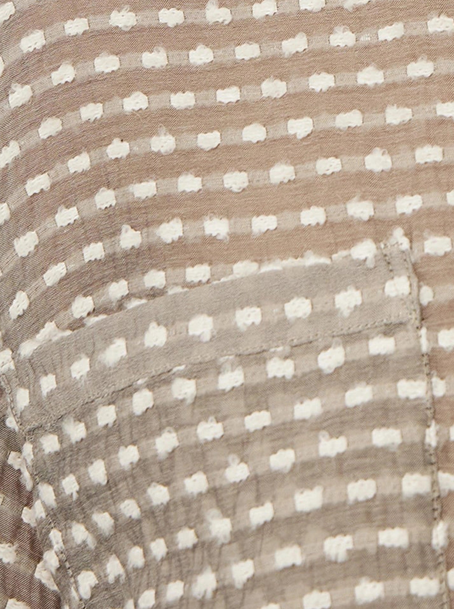 Chemise Astrée en Voile Soufflé Gris Galet