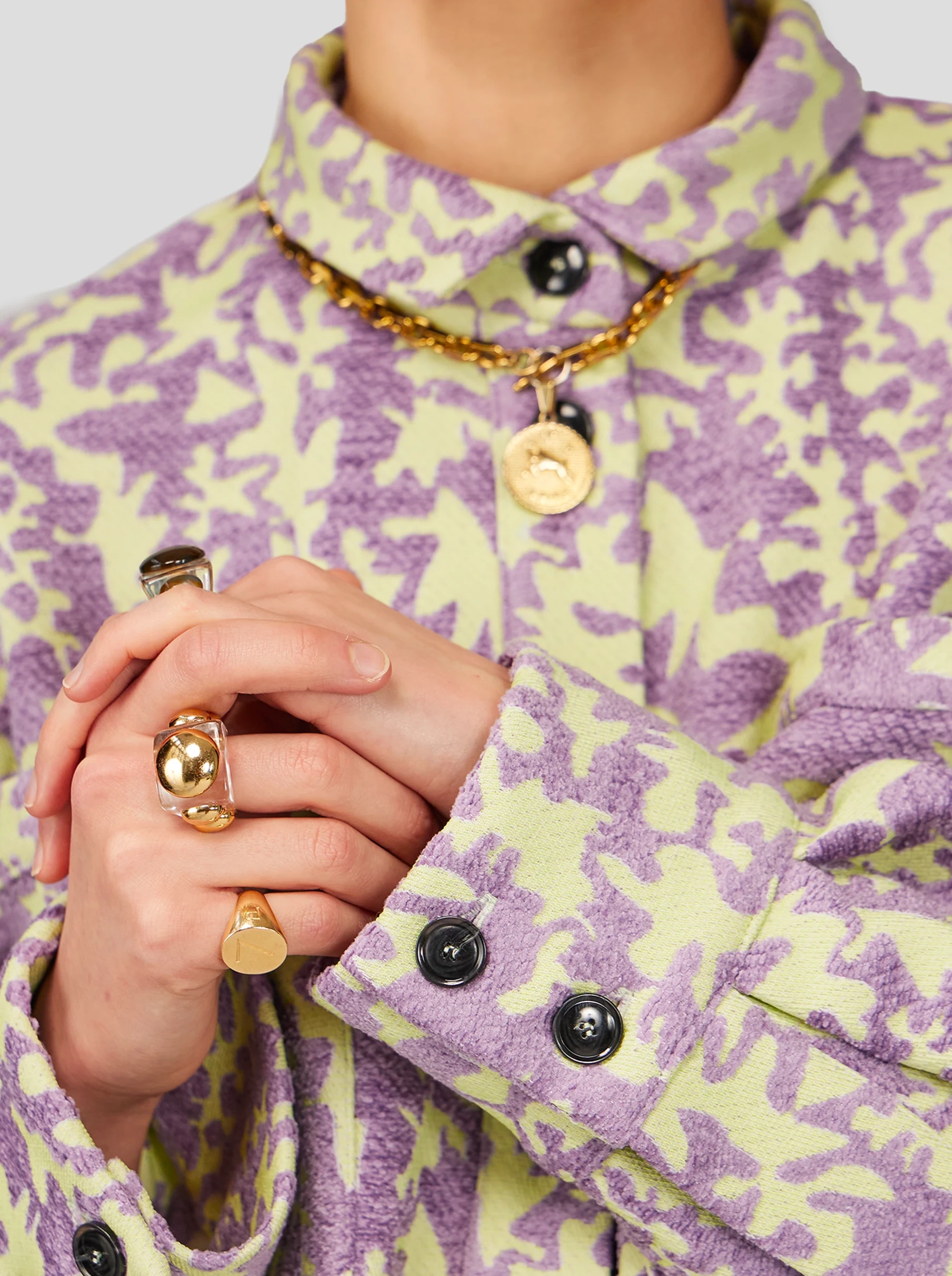 Chemise Astrée en Tissage Fjords Cristallins