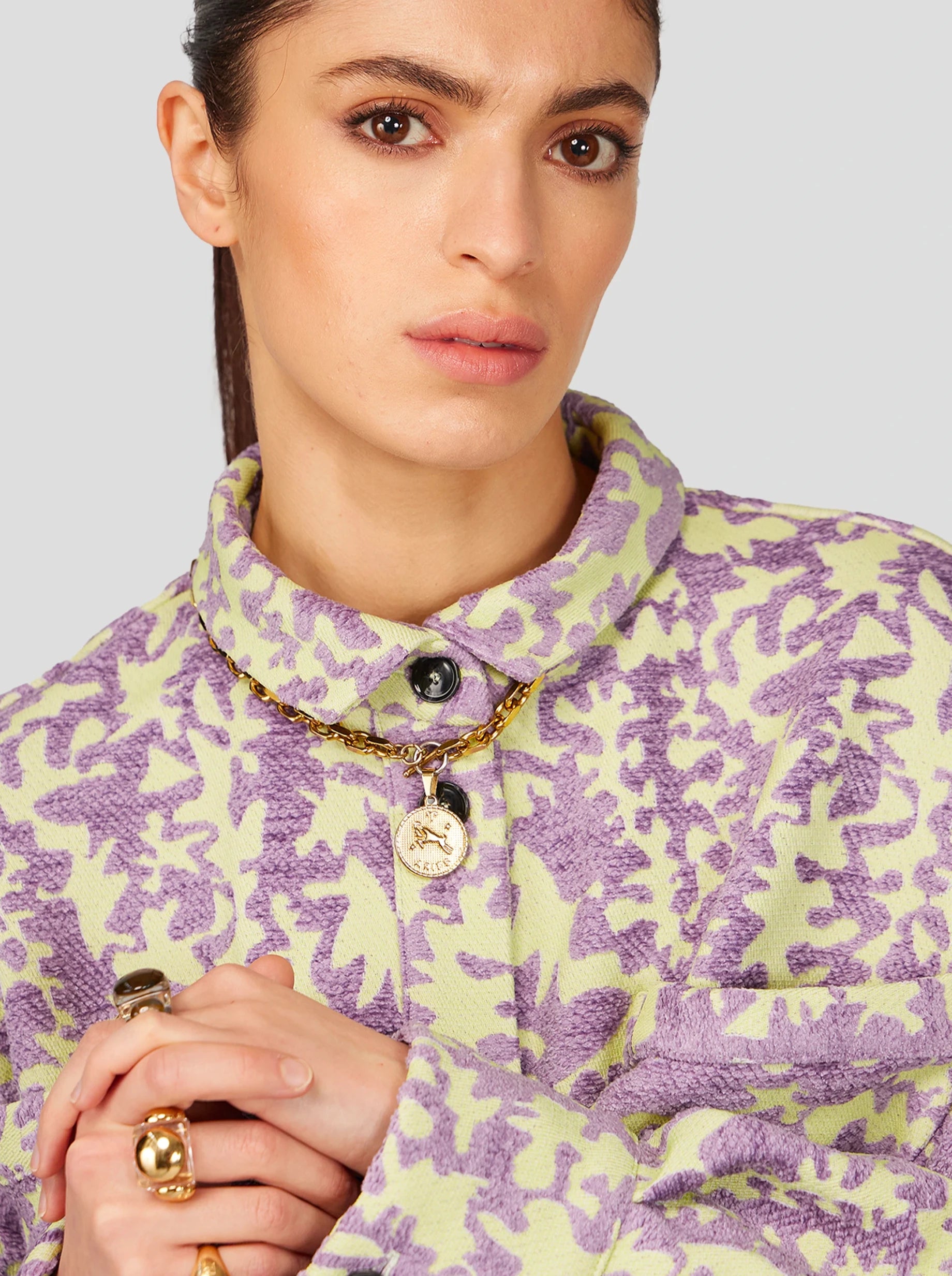 Chemise Astrée en Tissage Fjords Cristallins